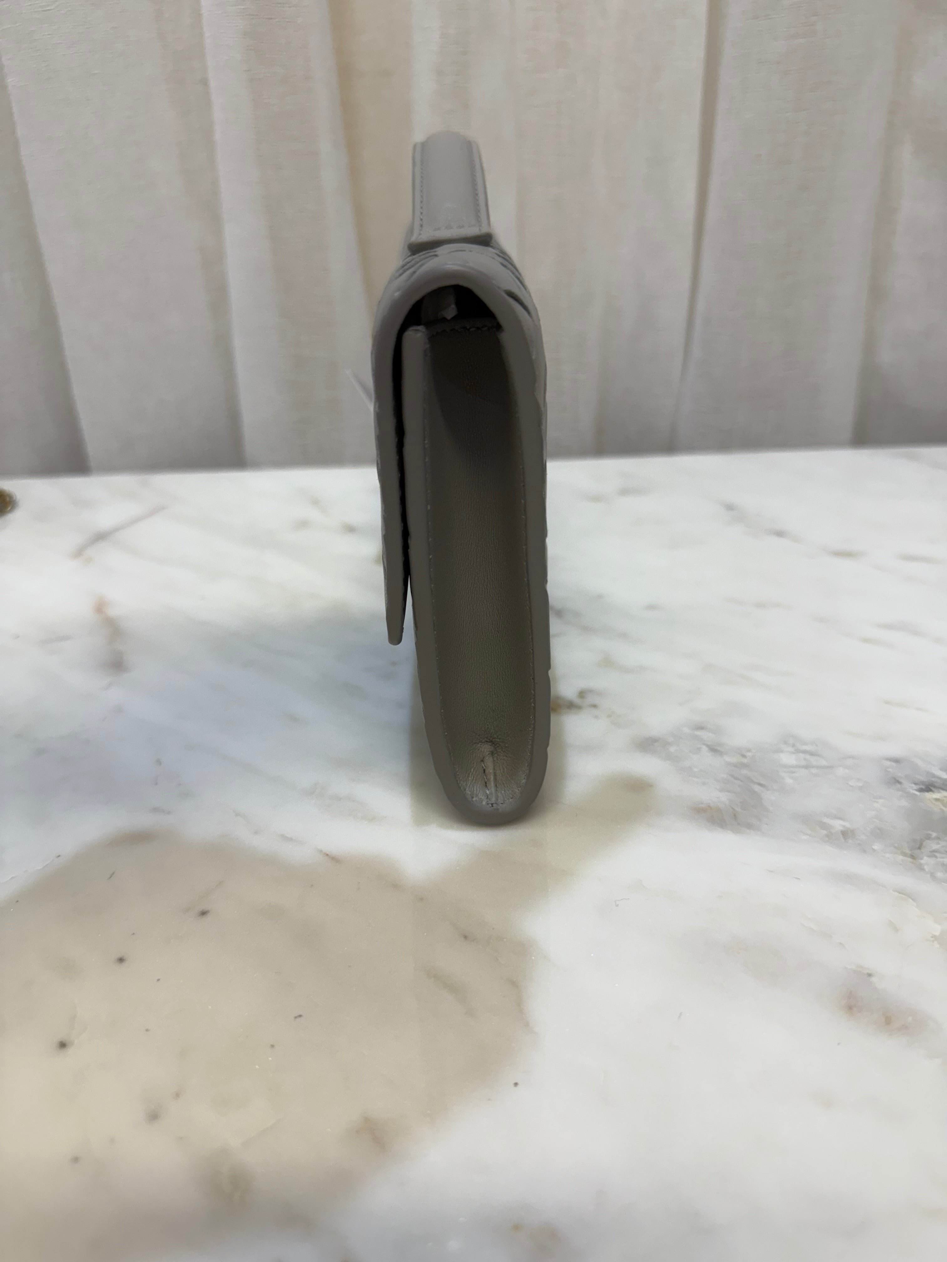 Bottega Veneta Grey Clutch