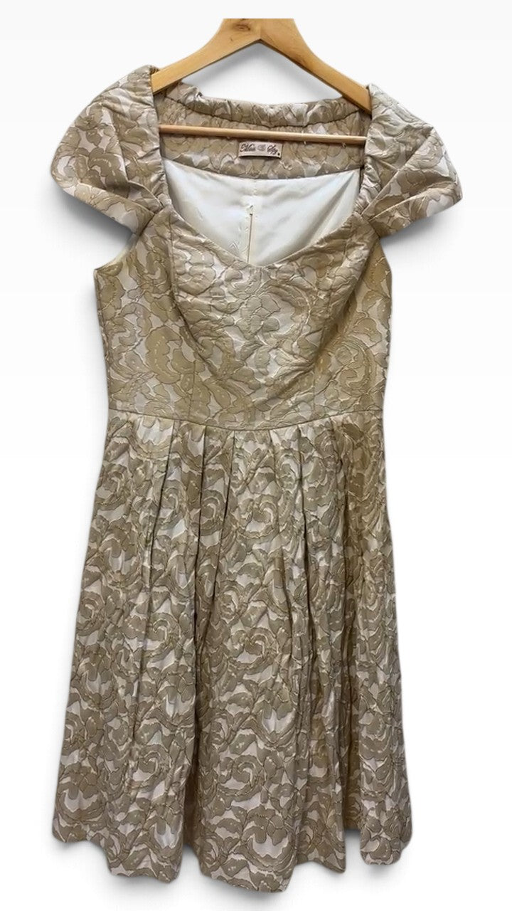 Moss & Spy Gold Dress 12 – preloved at STYLE/colab (photo 1 of 2)