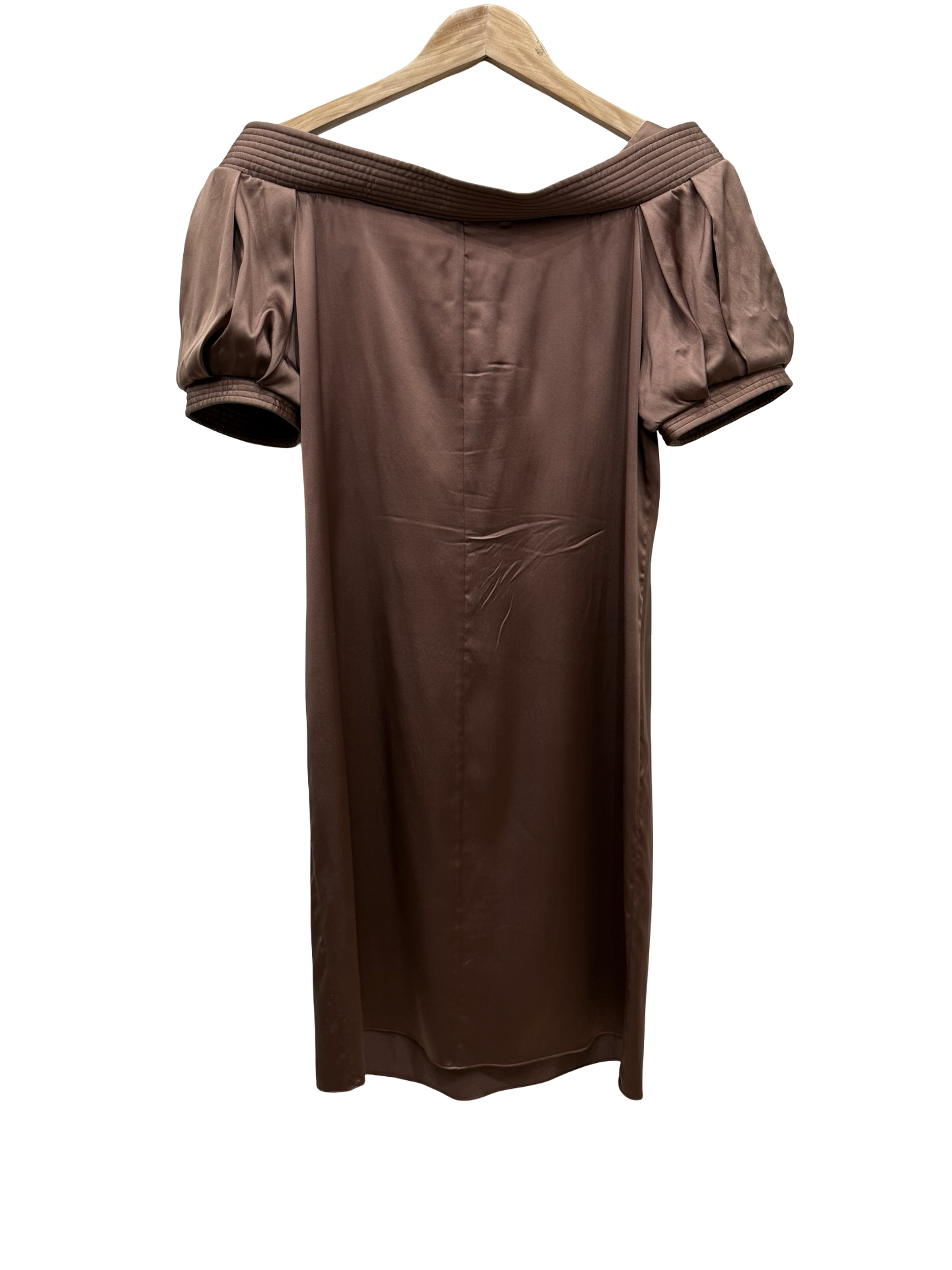 Collette Dinnigan Brown Silk Dress S/M