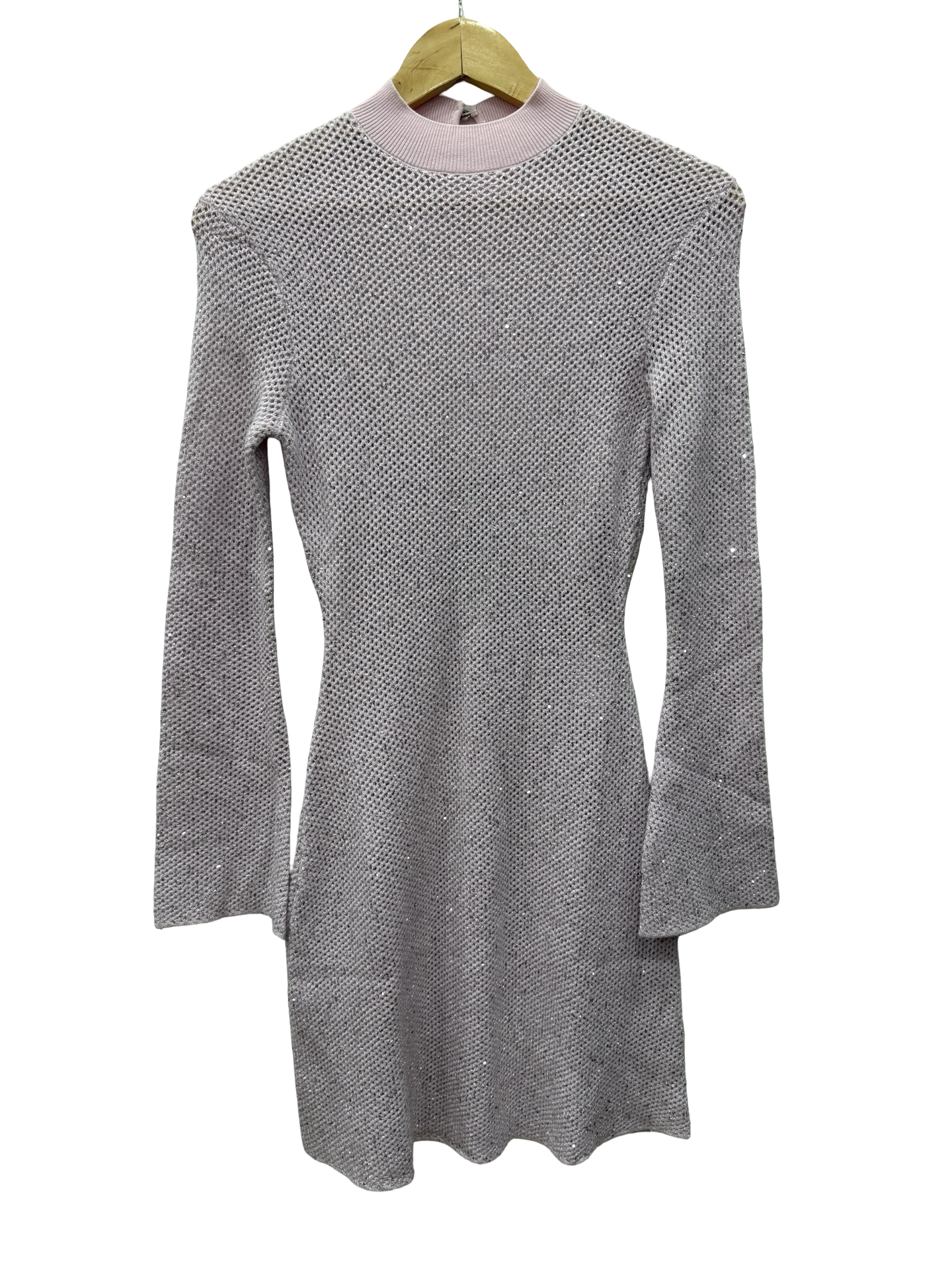 MAJE Purple Knit Dress 36