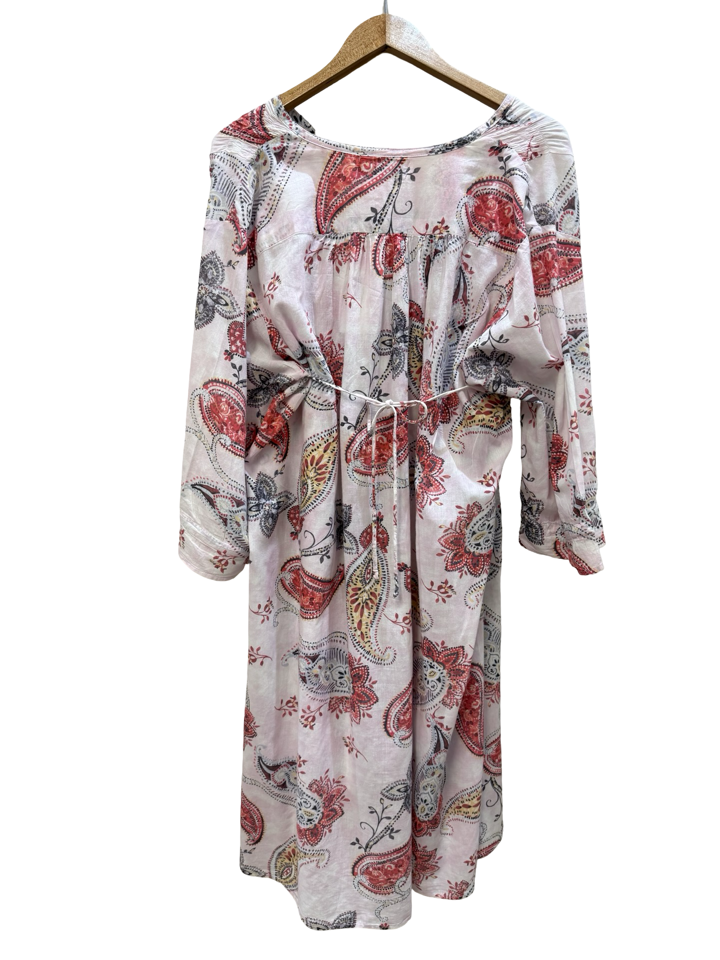 One Season Pink Paisley Dress XL