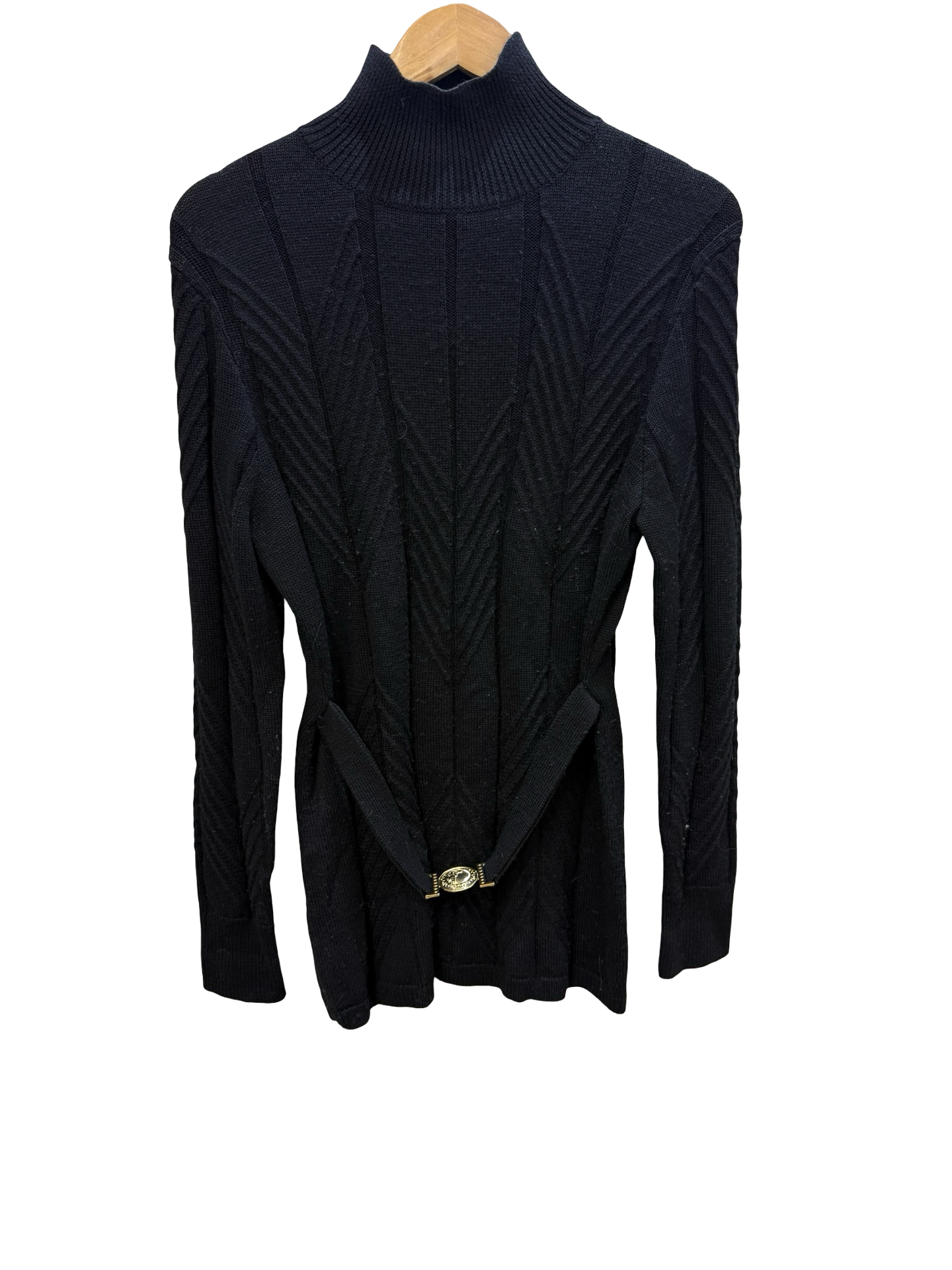 Versace Black Knit Dress 50
