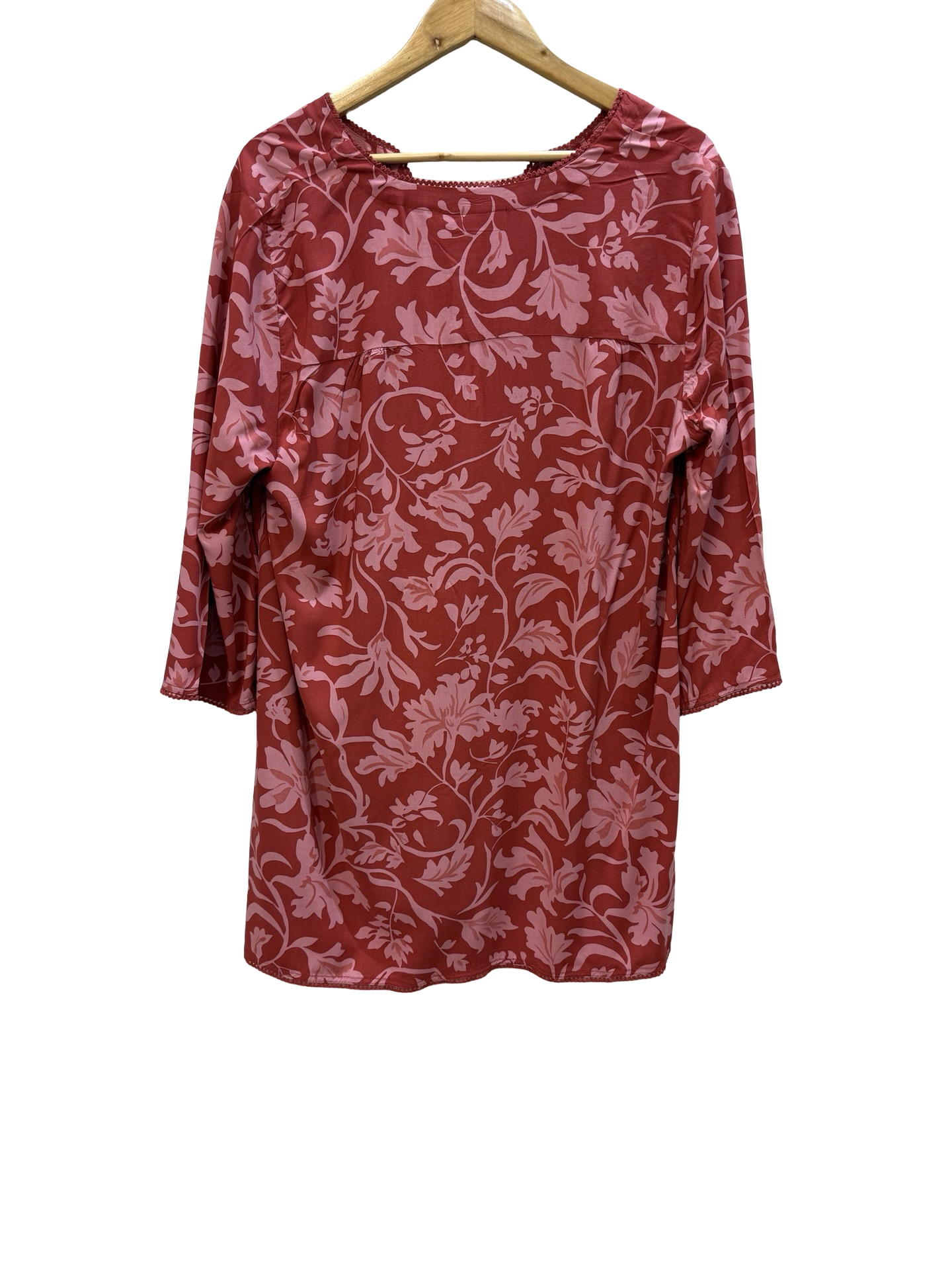 Blue Illusion Pink/Red Tunic XL