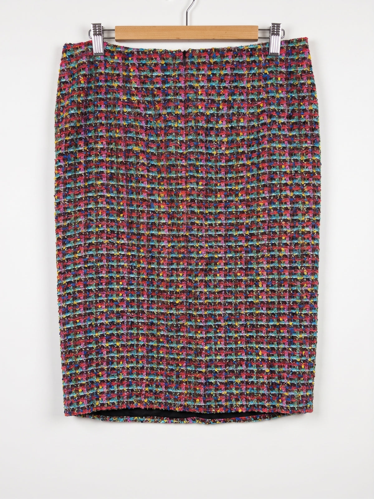 Escada Multicolor Tweed Skirt 38