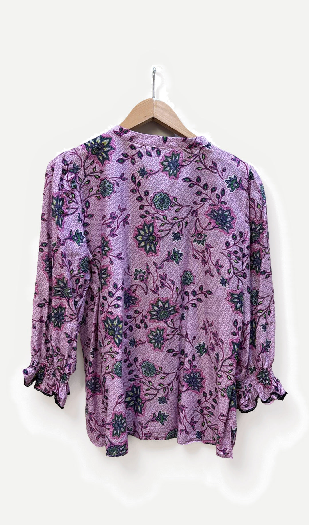 Loobie's Story Purple Patterned Blouse 14