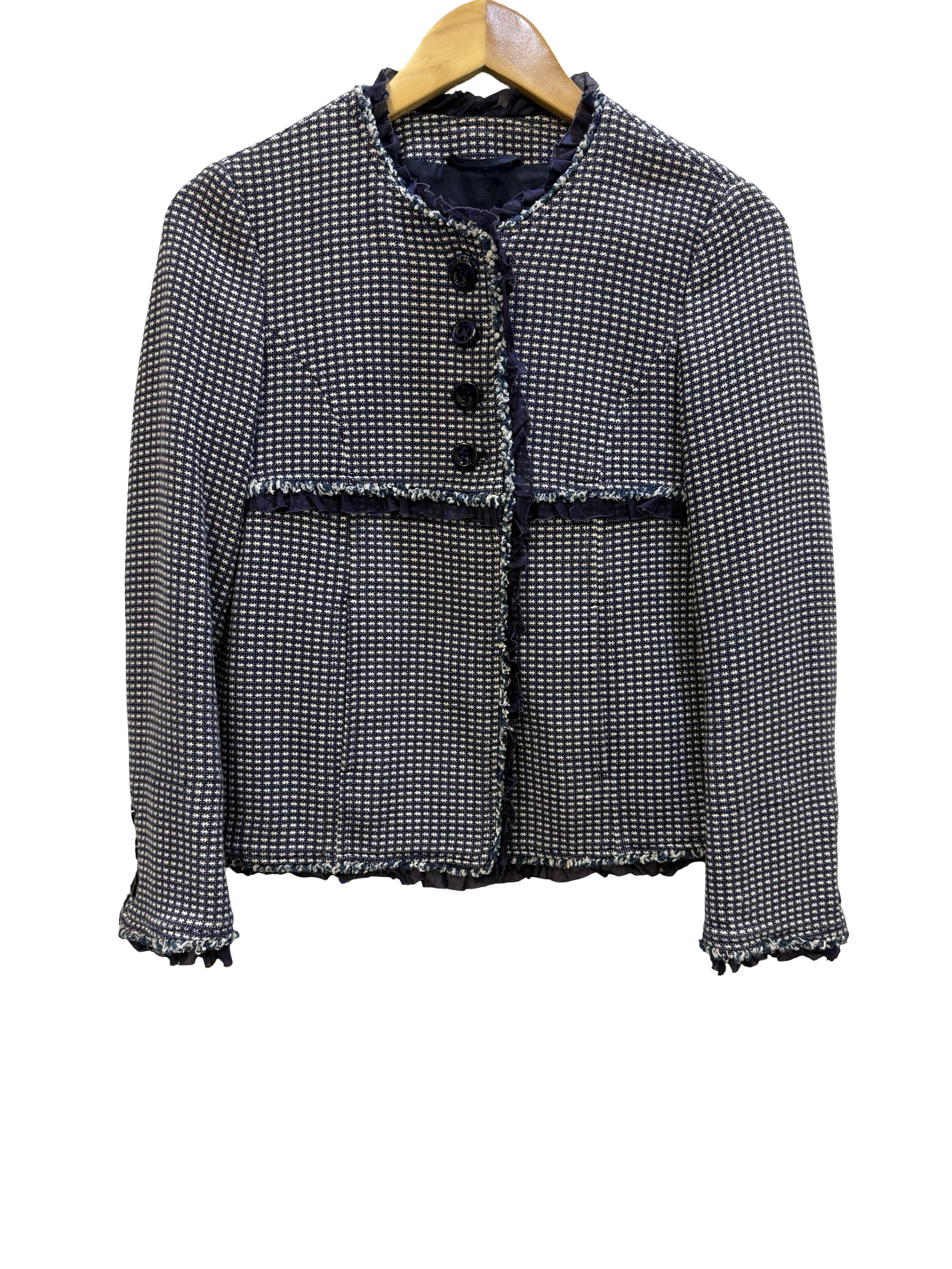MAX&CO Purple Pattern Blazer 10