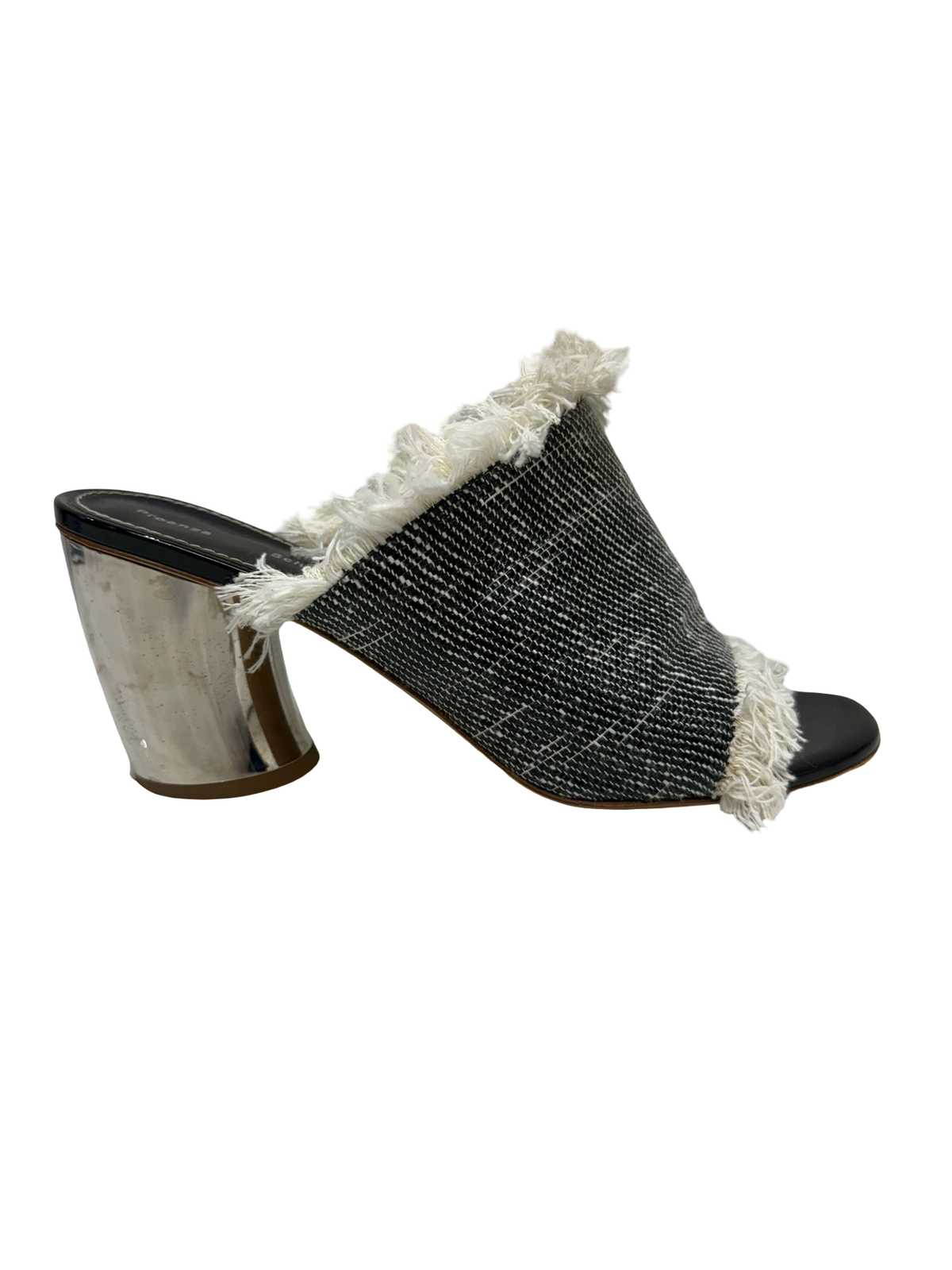 Proenza Schouler Black & White Mules 41 WDB