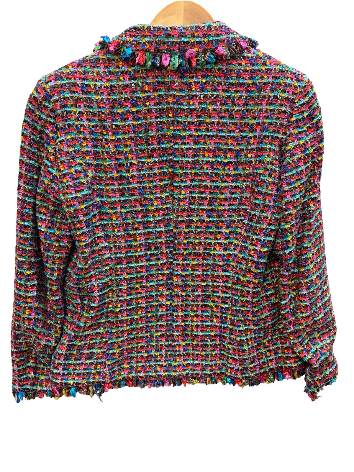 Escada Multicolour Tweed Blazer 38