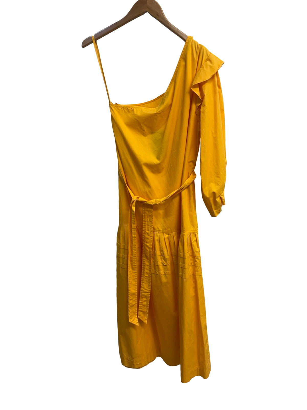 Derek Lam Orange One Sleeve Dress 10