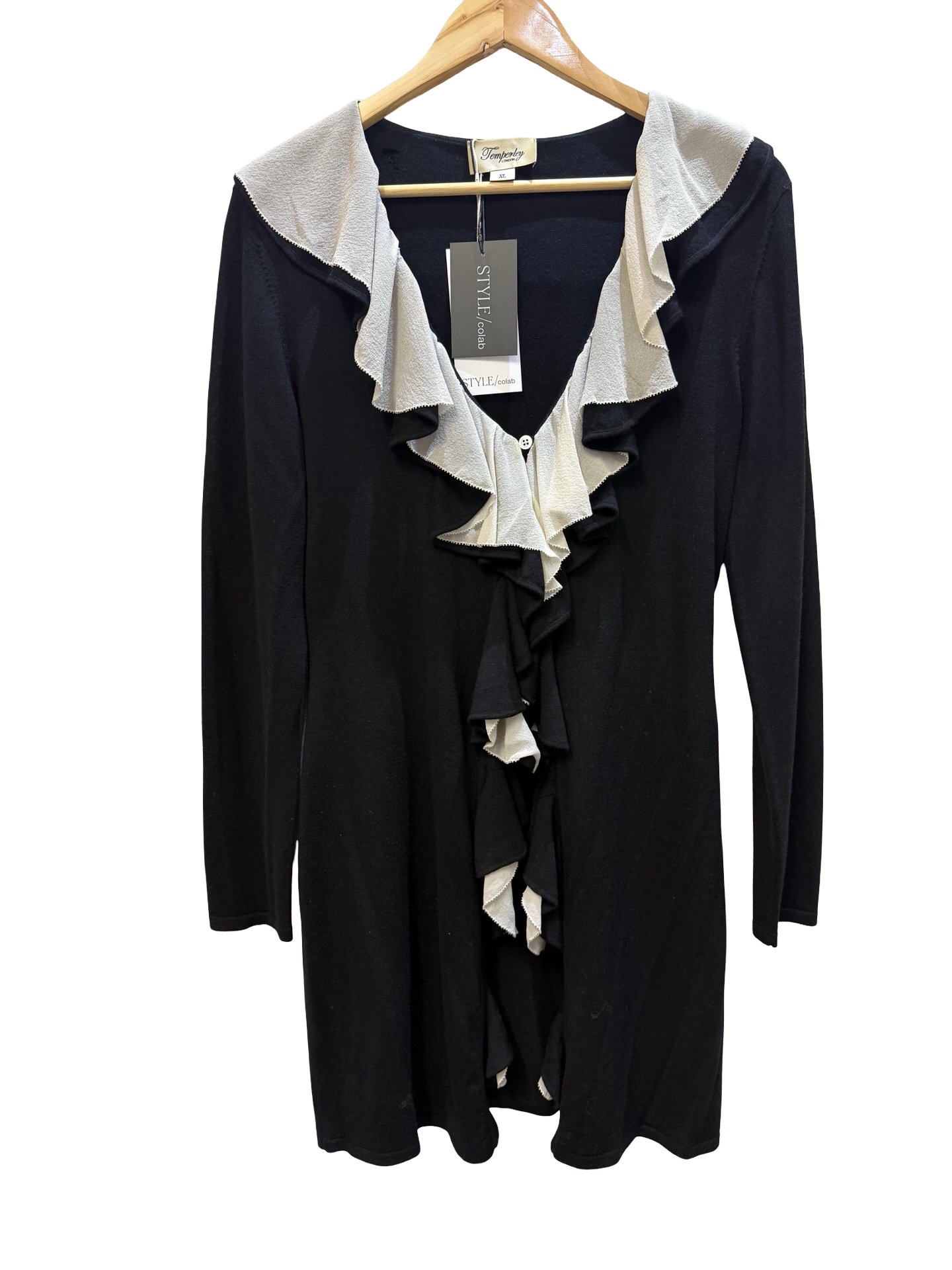 Temperley black cardigan XL