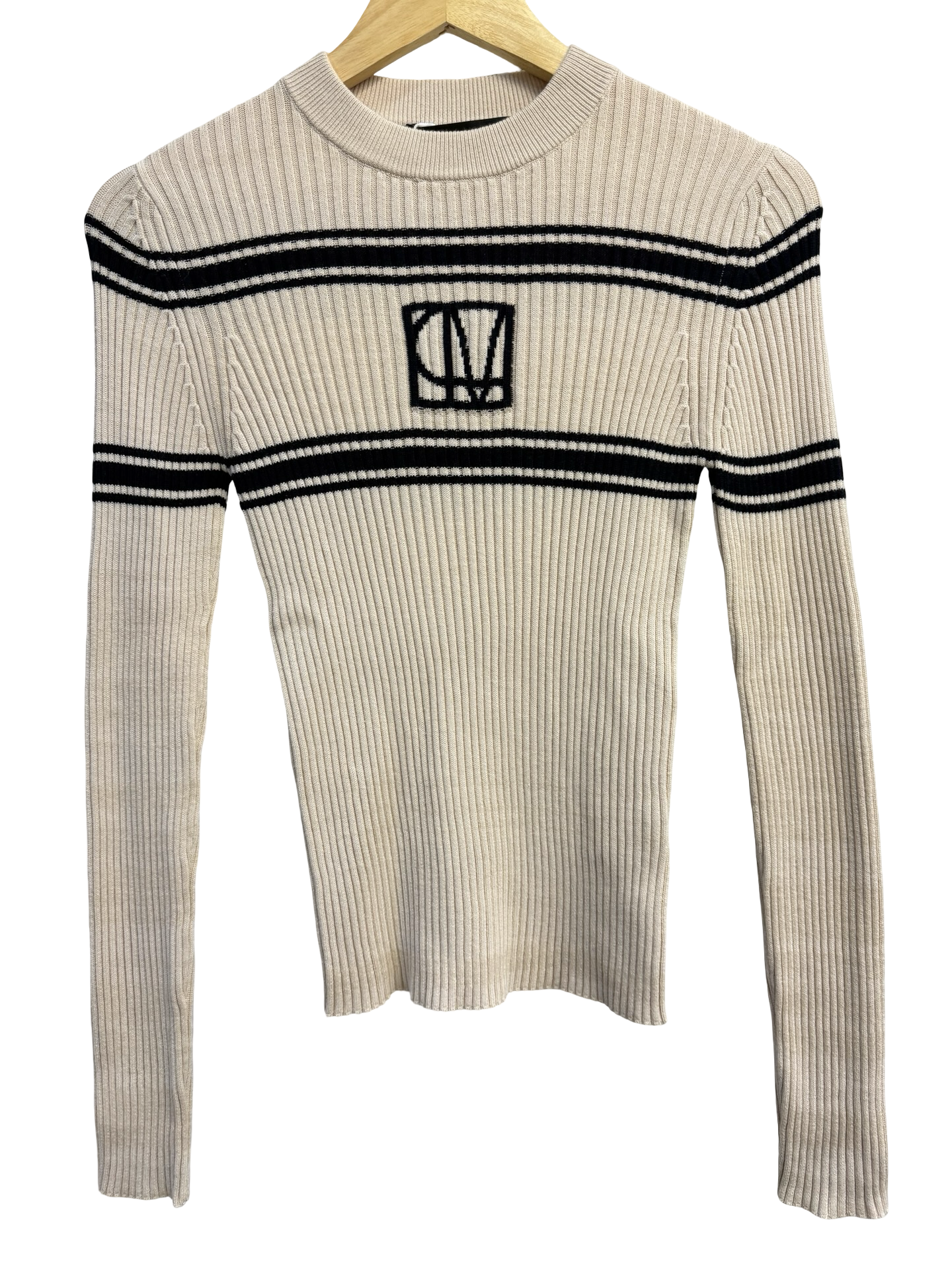 Camilla & Marc Cream/Navy Top XS