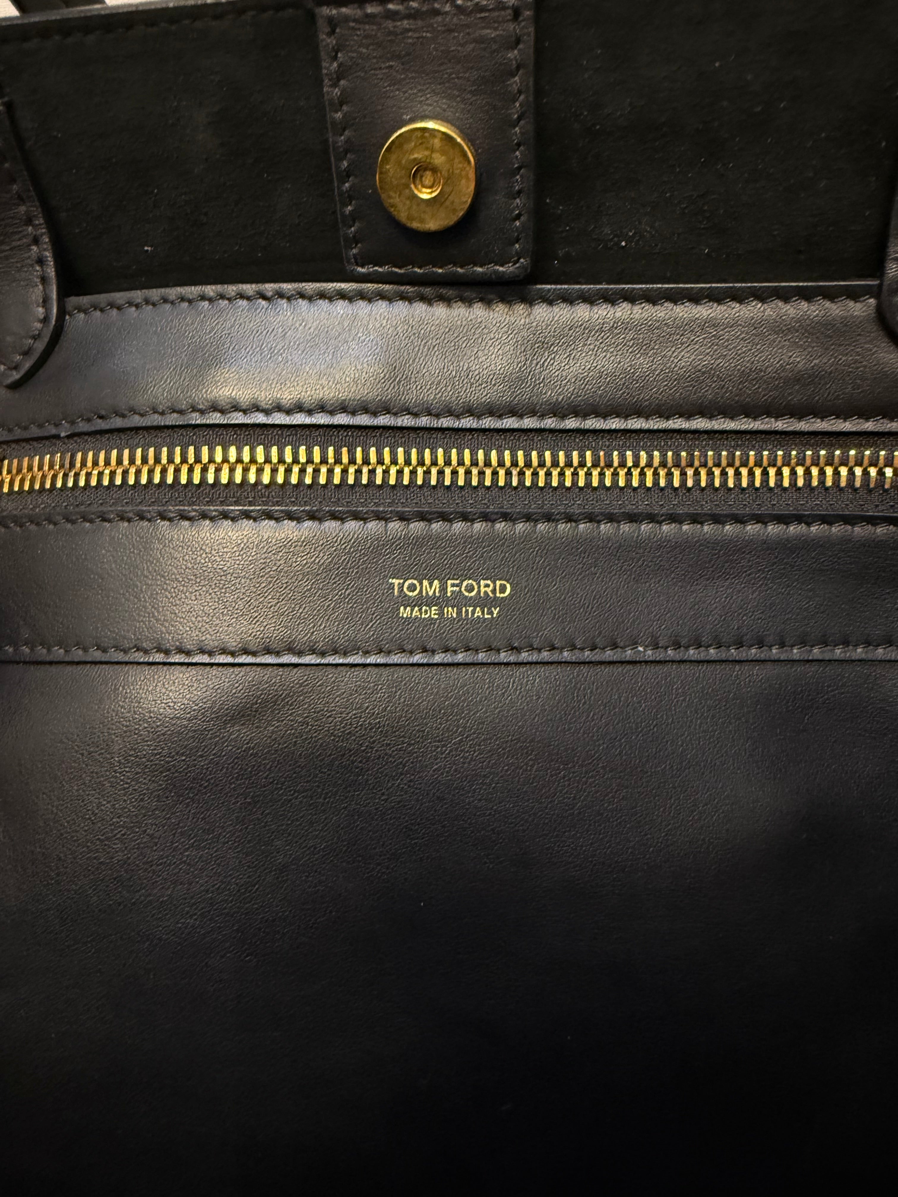 TOM FORD Black/Grey Tote