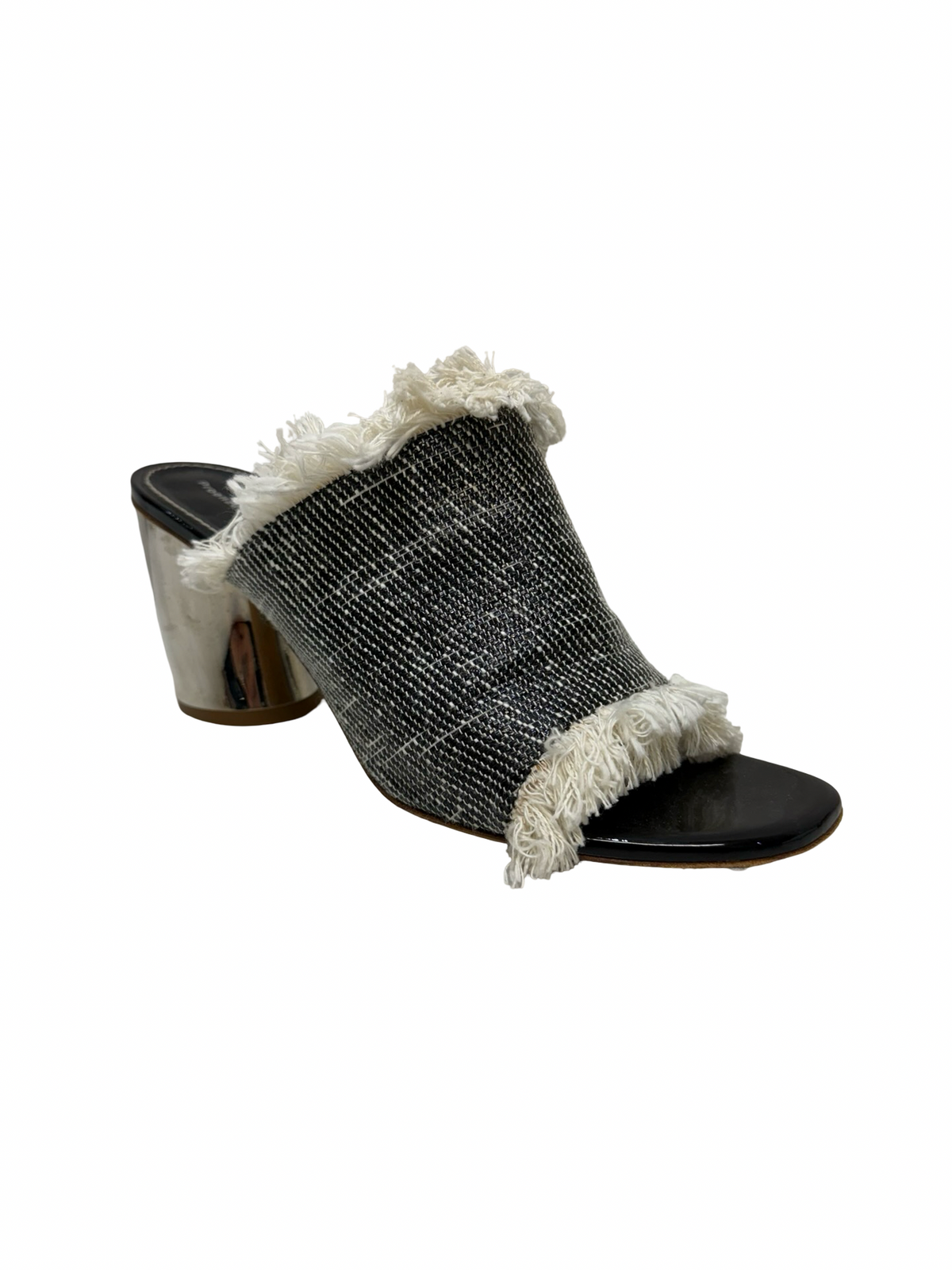 Proenza Schouler Black & White Mules 41 WDB