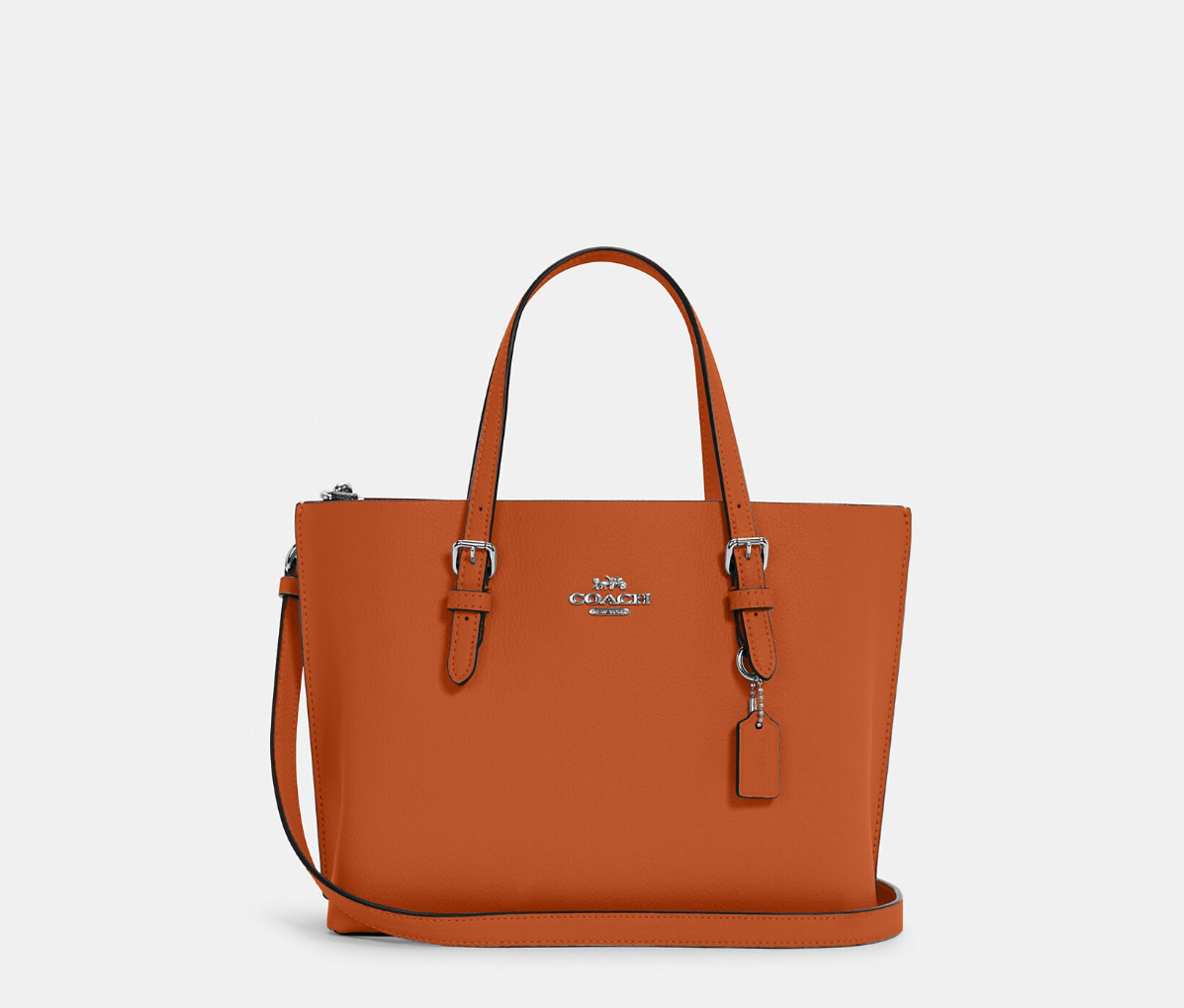Coach Mollie Tote Bag 25 Orange