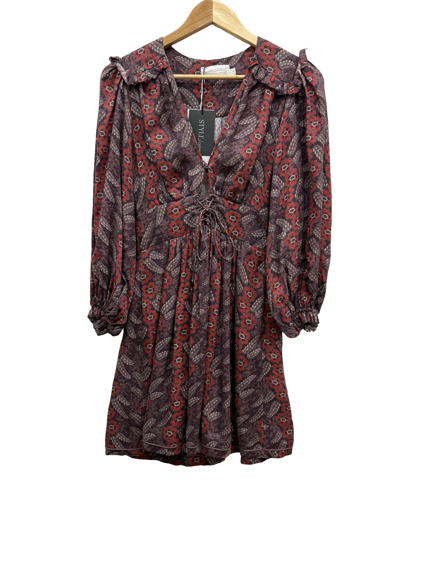 Zimmermann Burgundy Dress 1