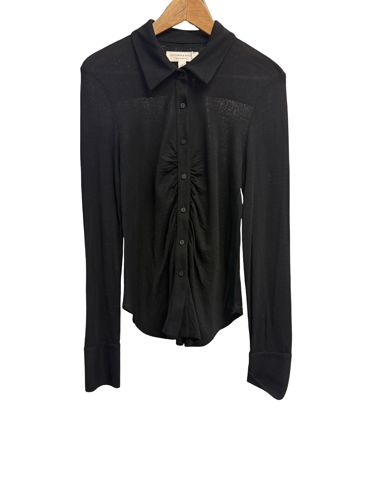 Victoria & Woods Black Wool Top 4