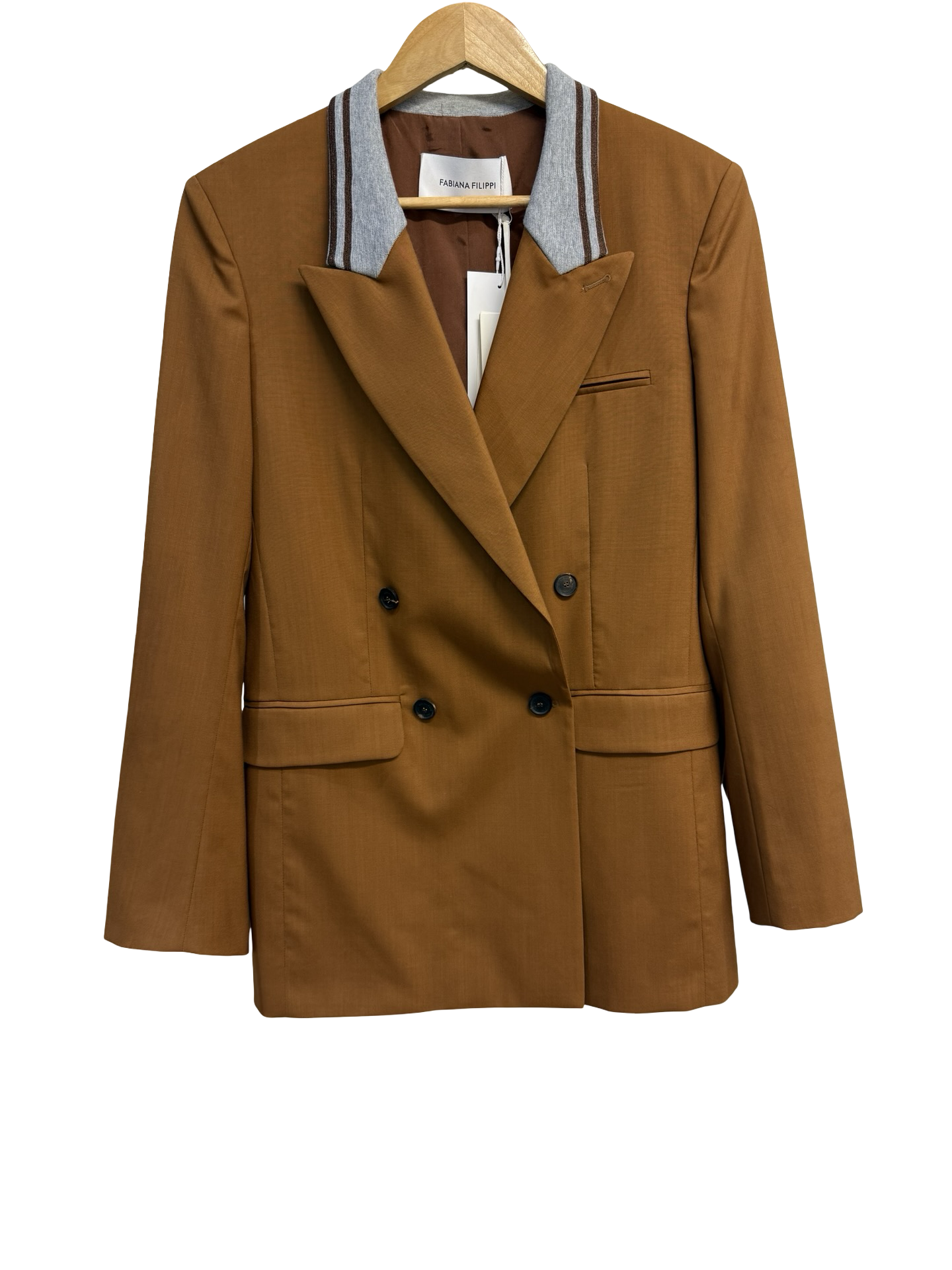 Fabiana Filippi Brown Blazer NWT 36