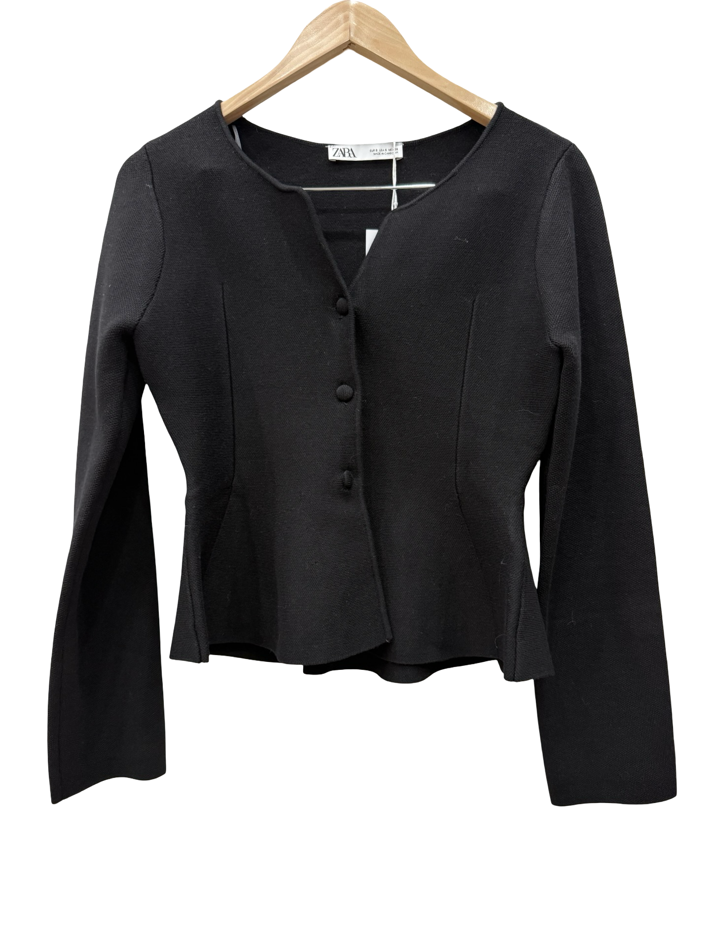 Zara Black Peplum Set S/M