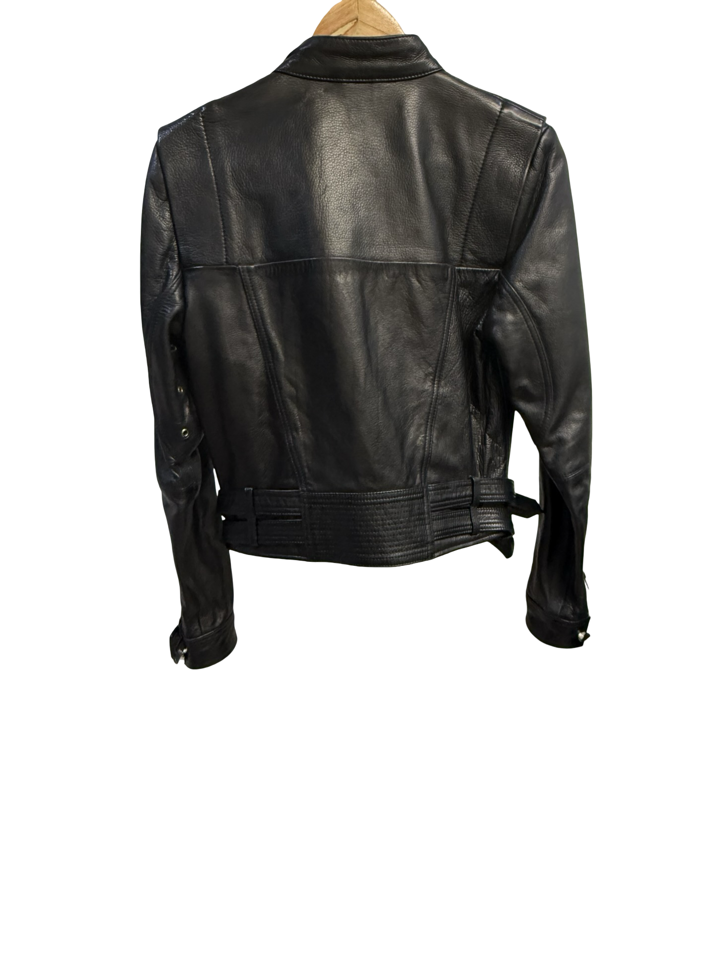 Aje Black Leather Jacket 6