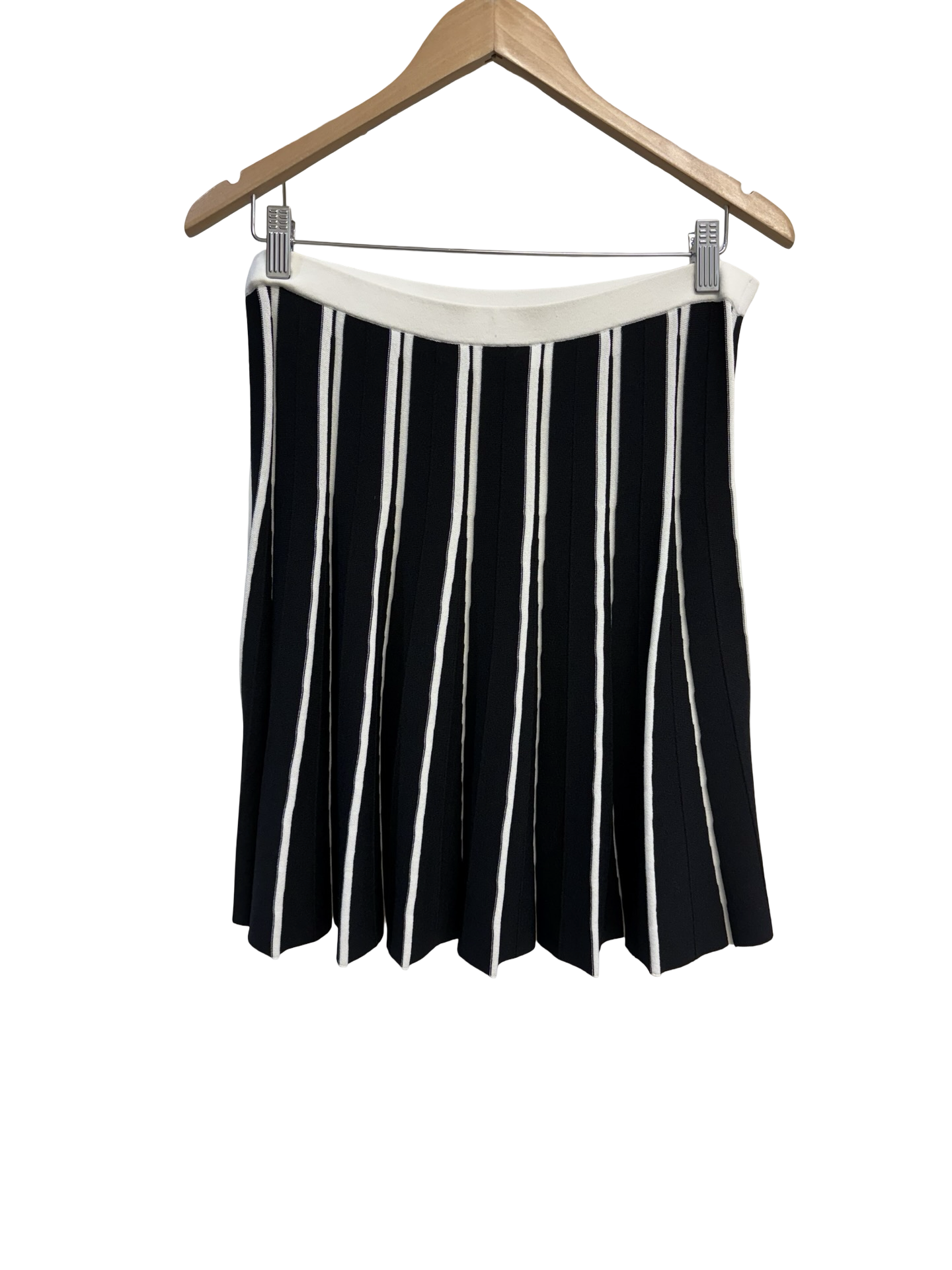 Aje Athletica Blk/White Stripe Skirt 14
