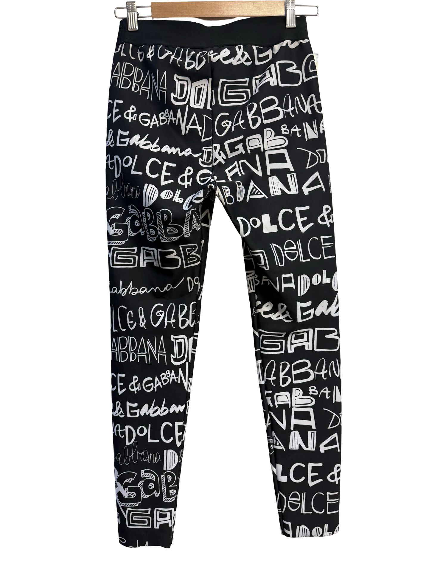 Dolce & Gabbana Black/White Legging 42