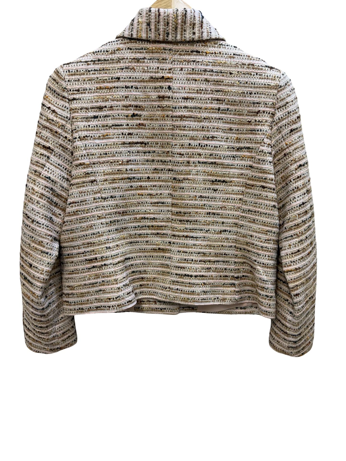 Anna Thomas Pink/Gold Tweed Jacket