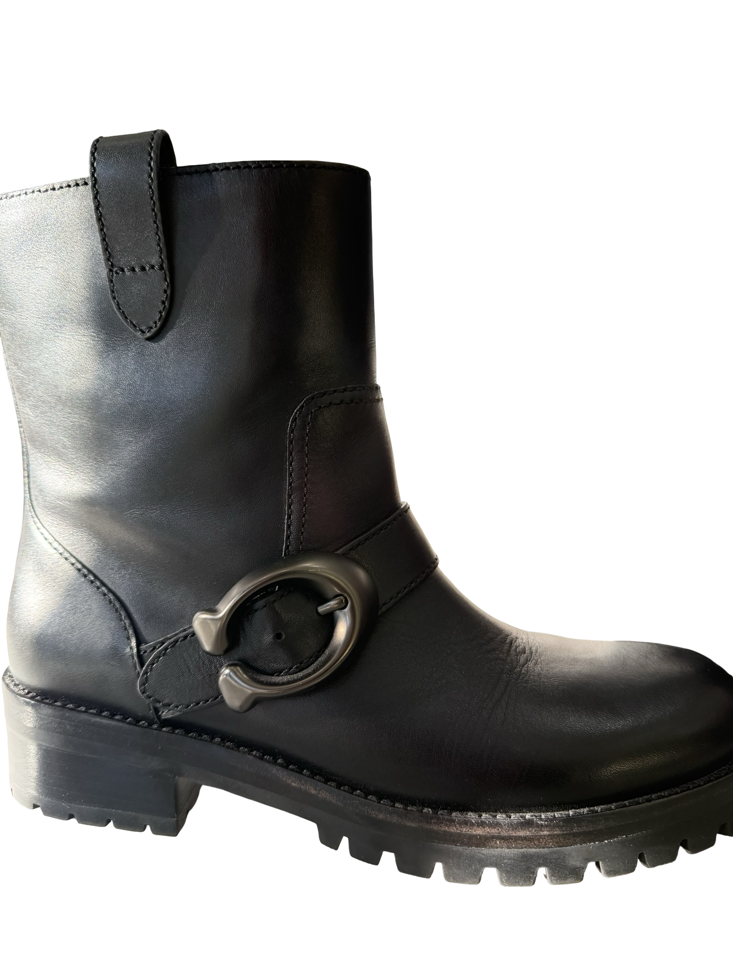 Coach Black Buckle Boots WDB