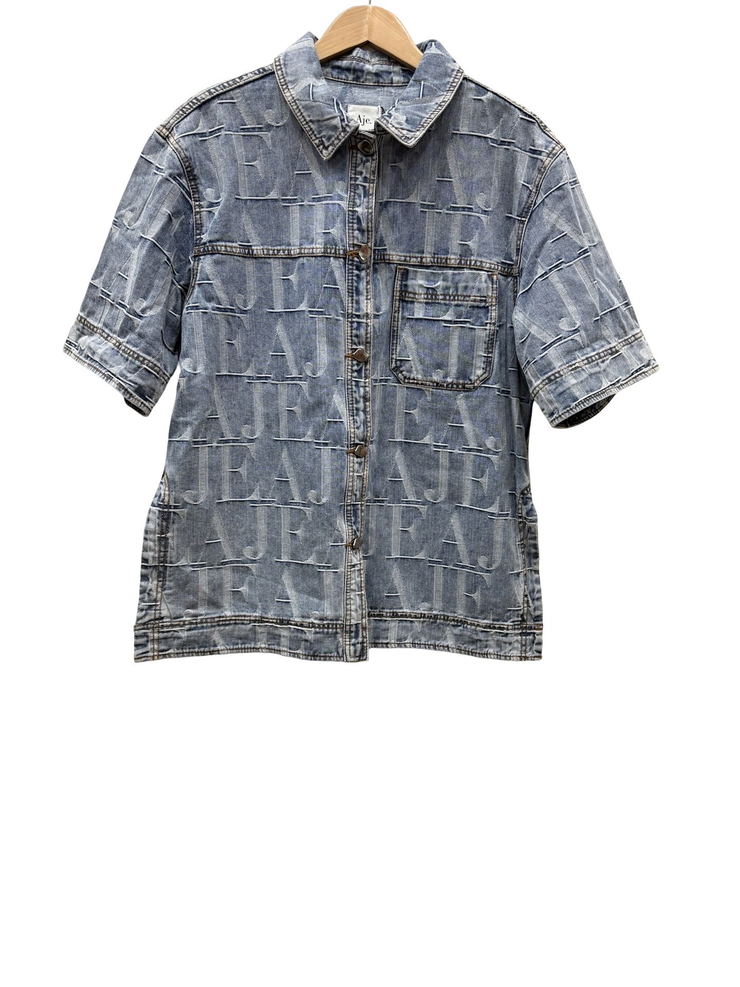 Aje Denim Shirt NWT 12