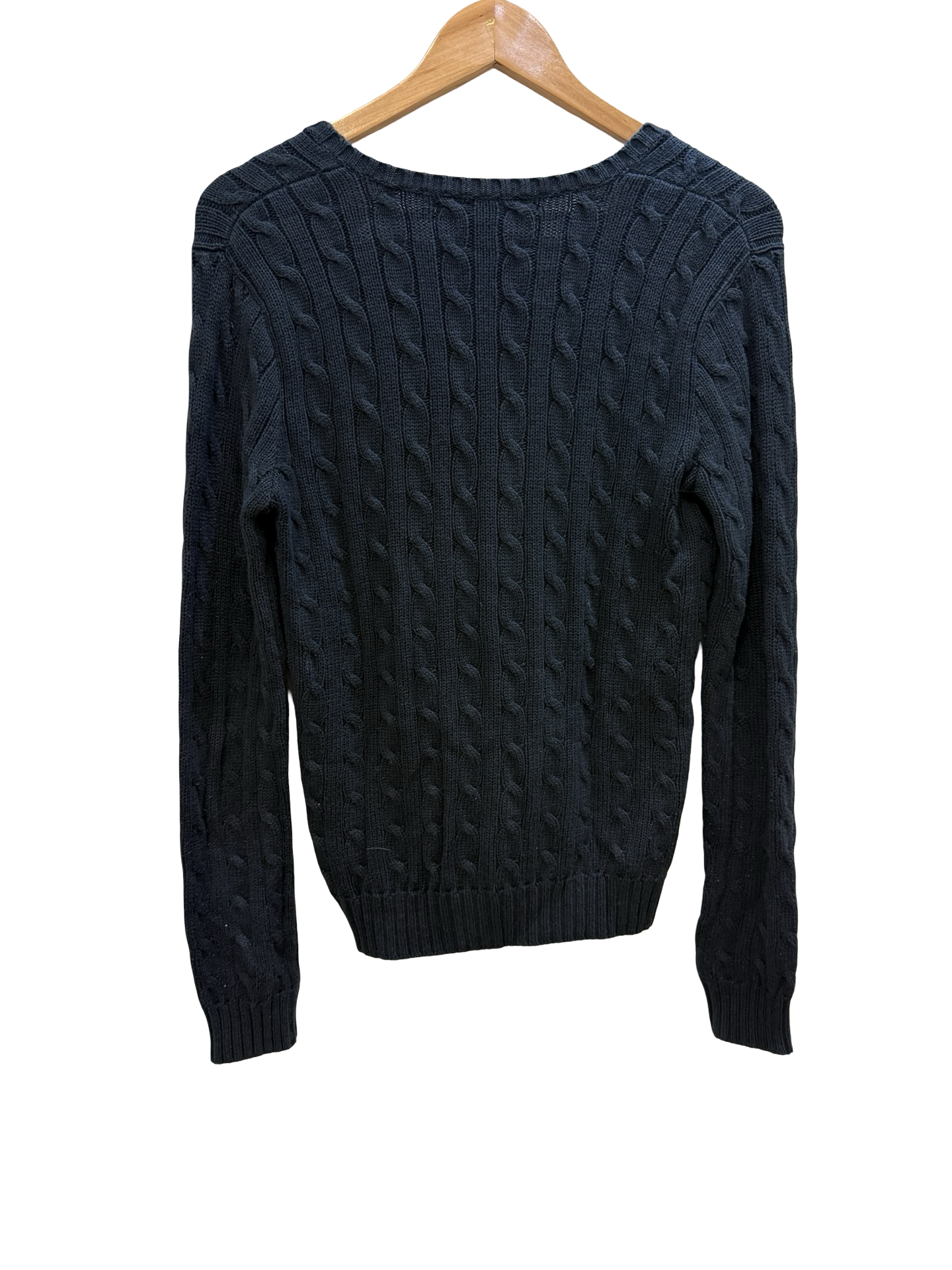 Ralph Lauren Navy Cable Top M