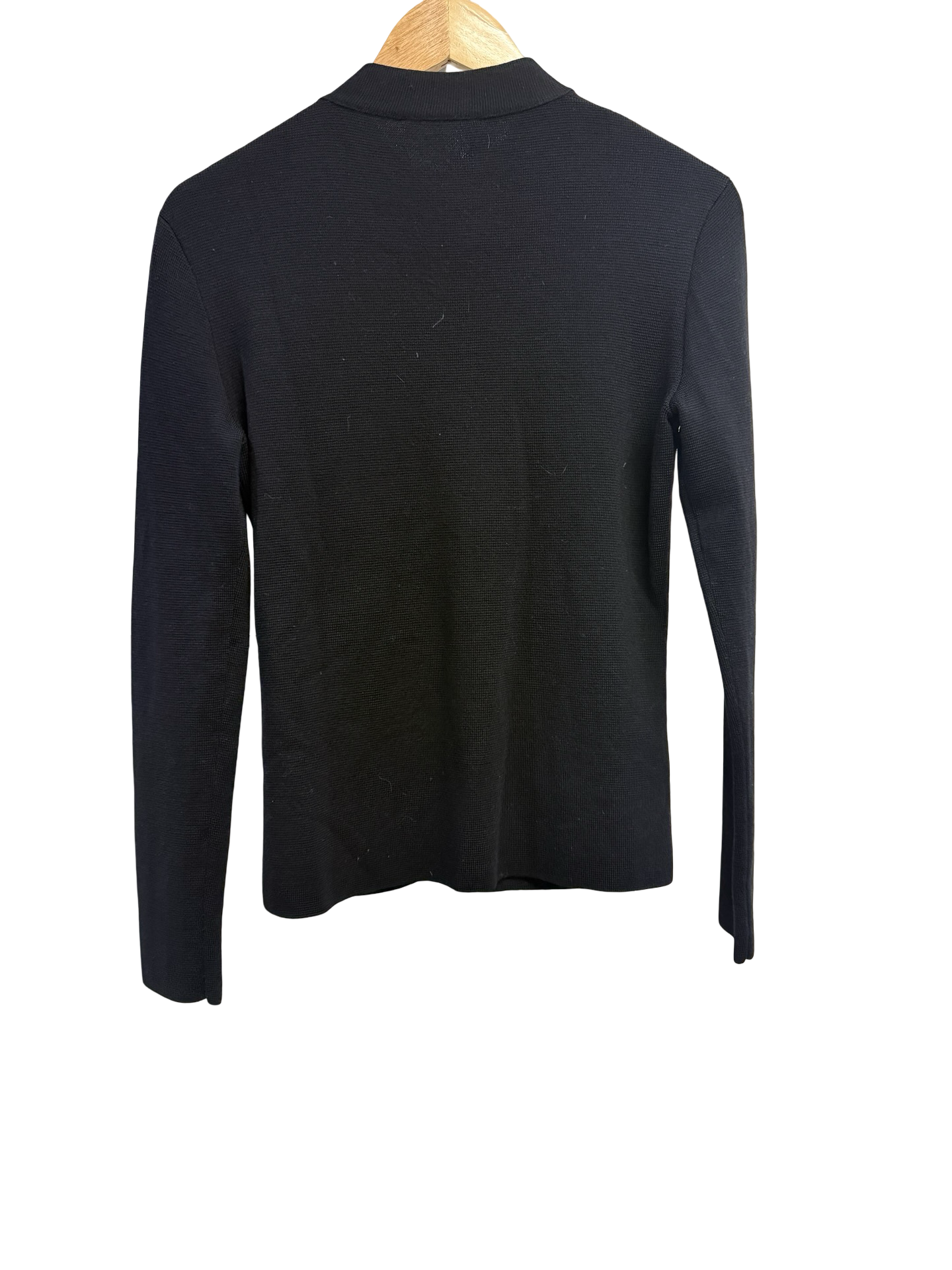 Prada Black Zip Up Wool Jacket 46
