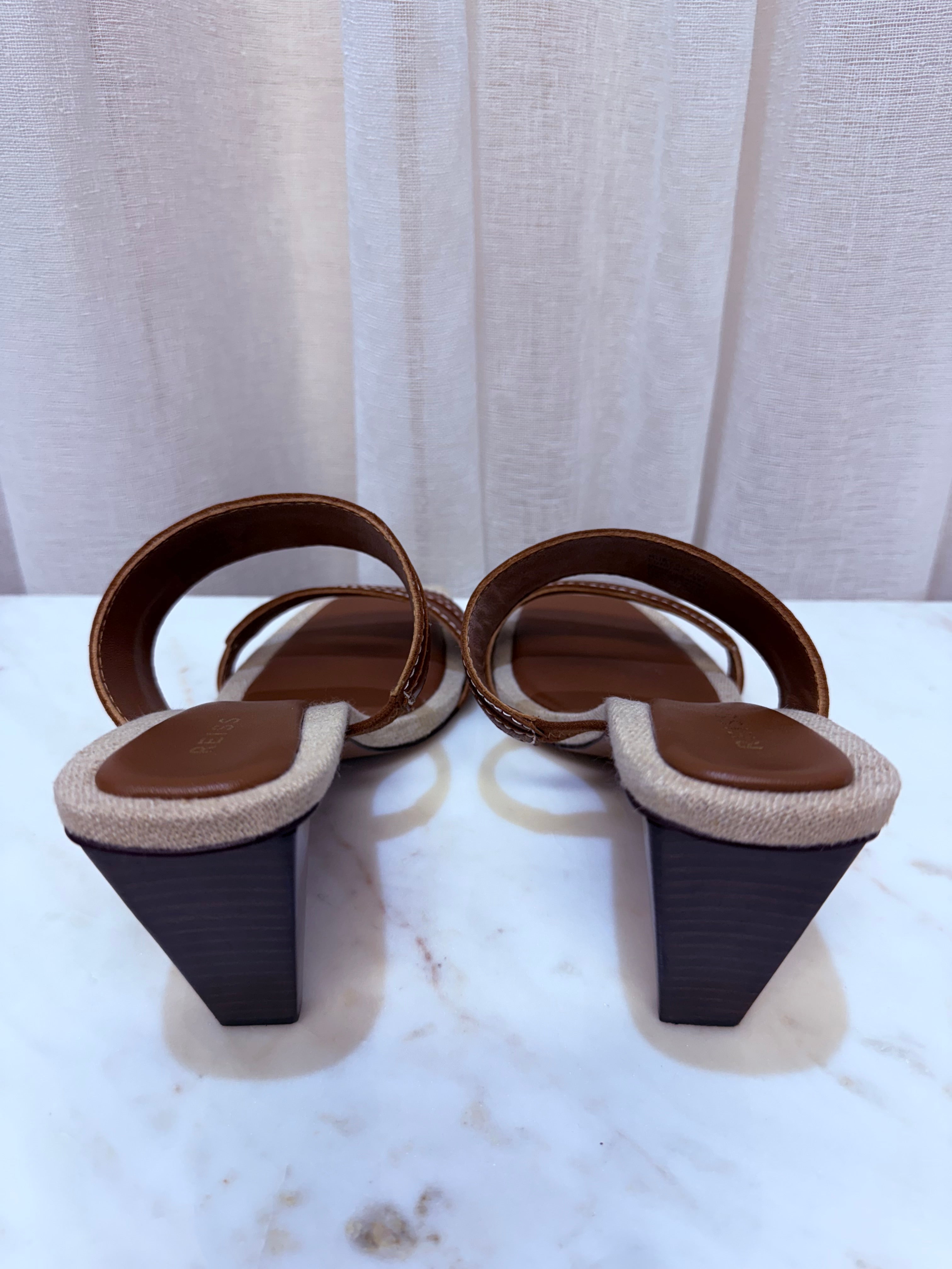 Reiss Brown Heels 40