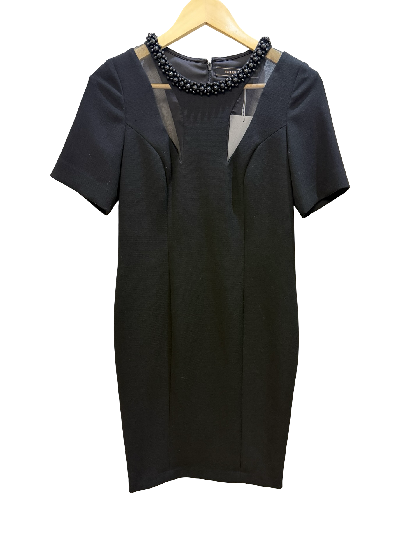 Trelise Cooper Black Beaded Dress 8