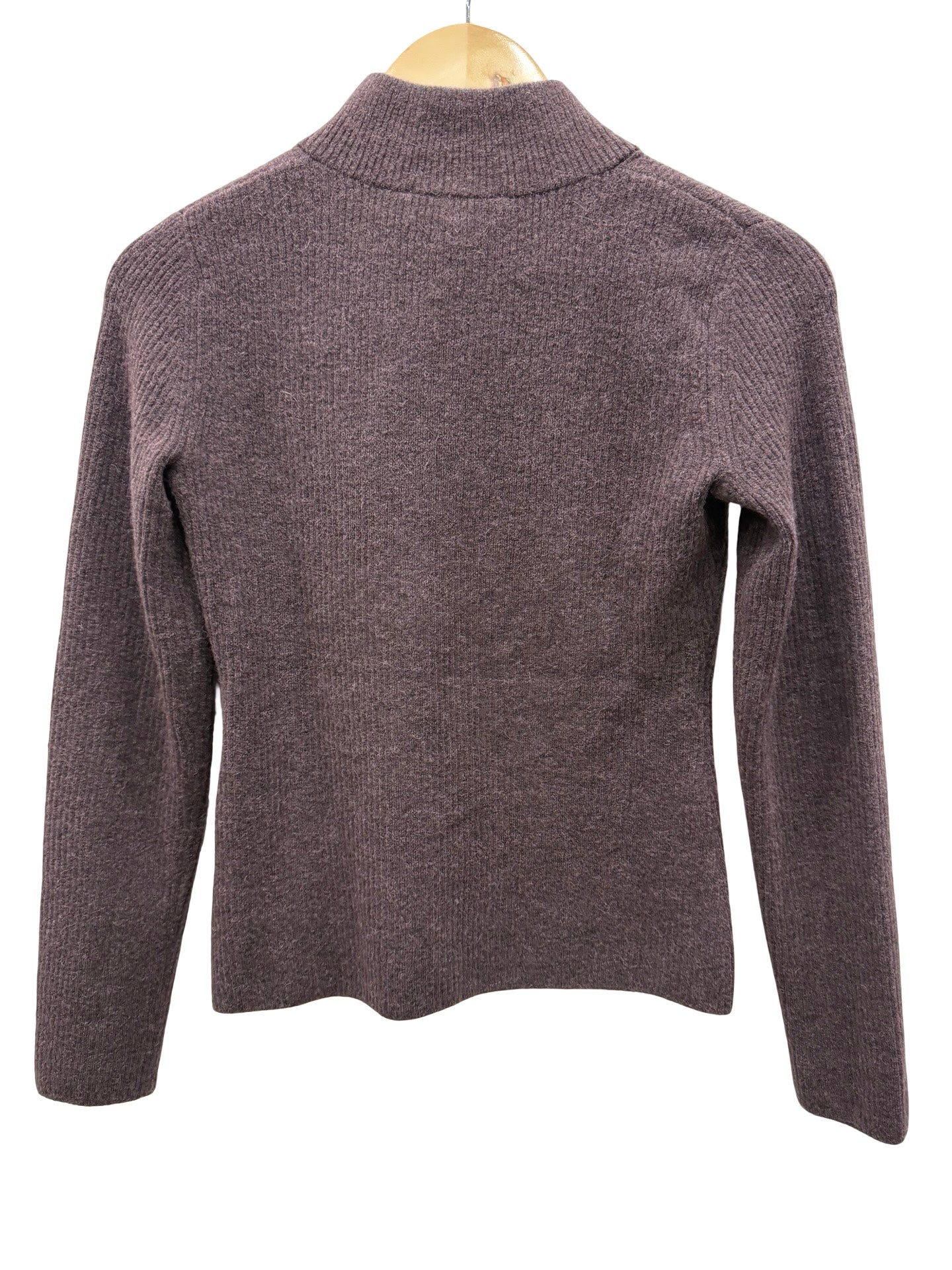 Witchery Brown Knit Top XXS
