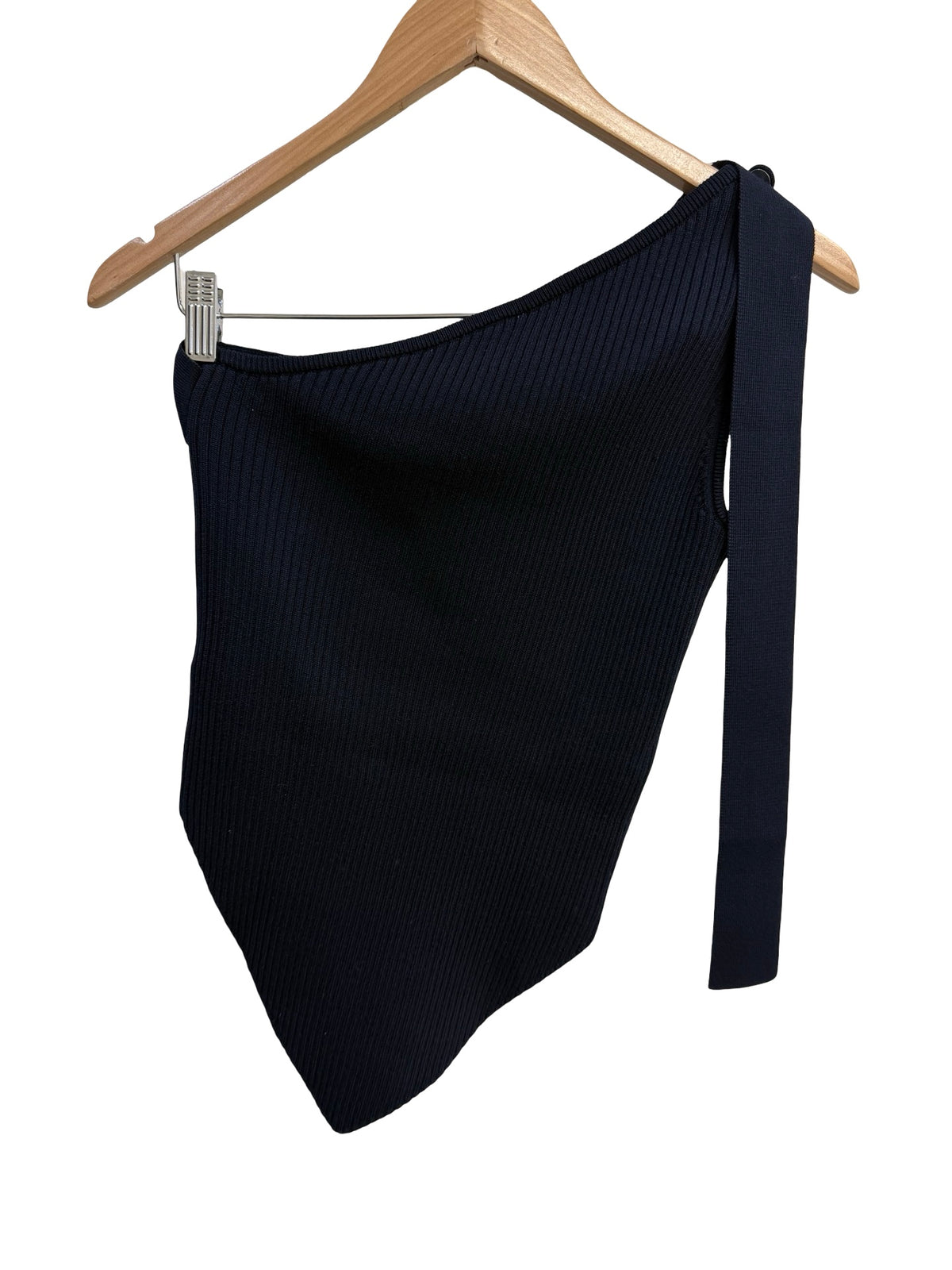 Blanca Navy Sleeveless Knit Top M/L