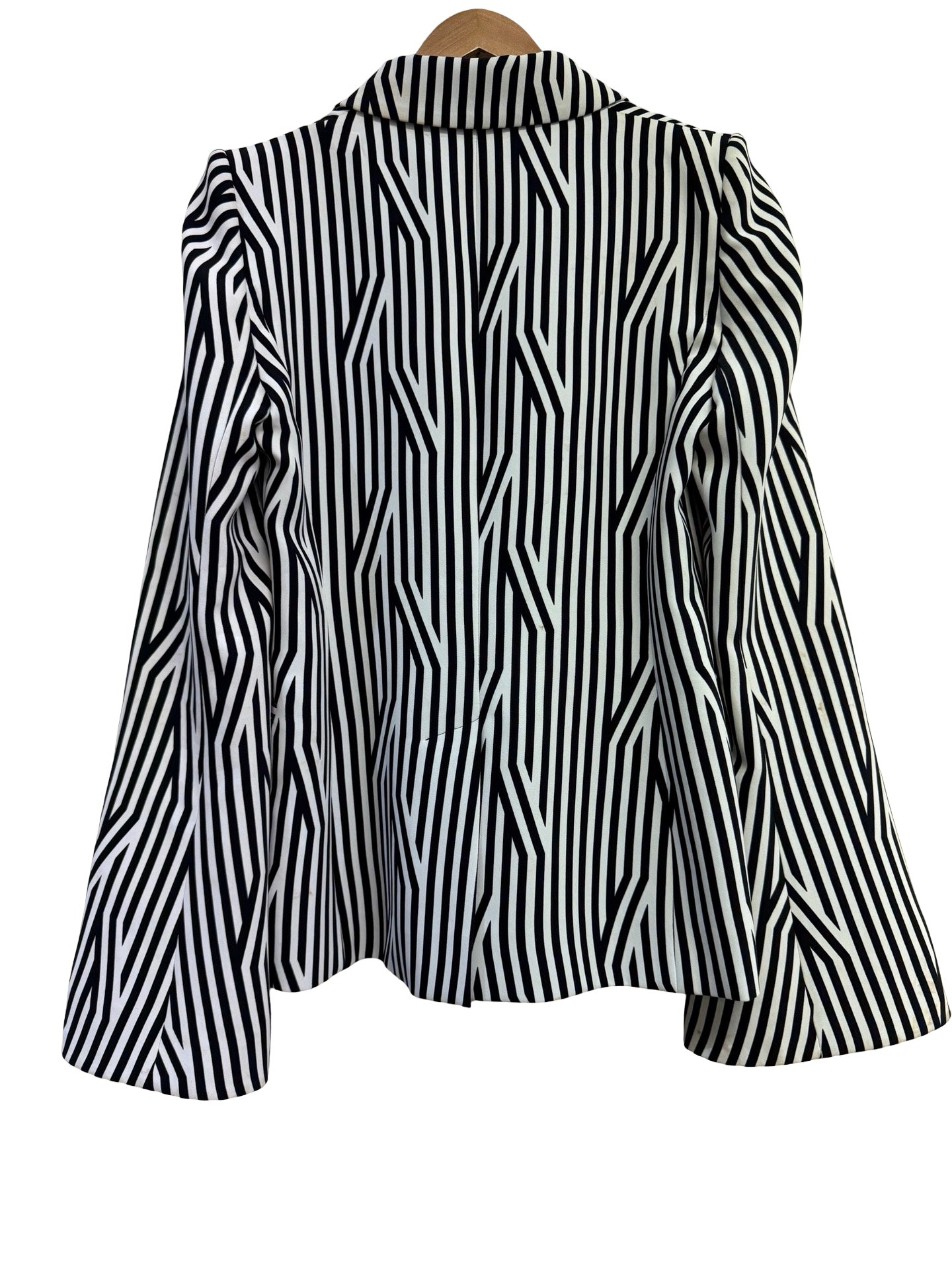 Cue Black/ White Stripe Blazer 12