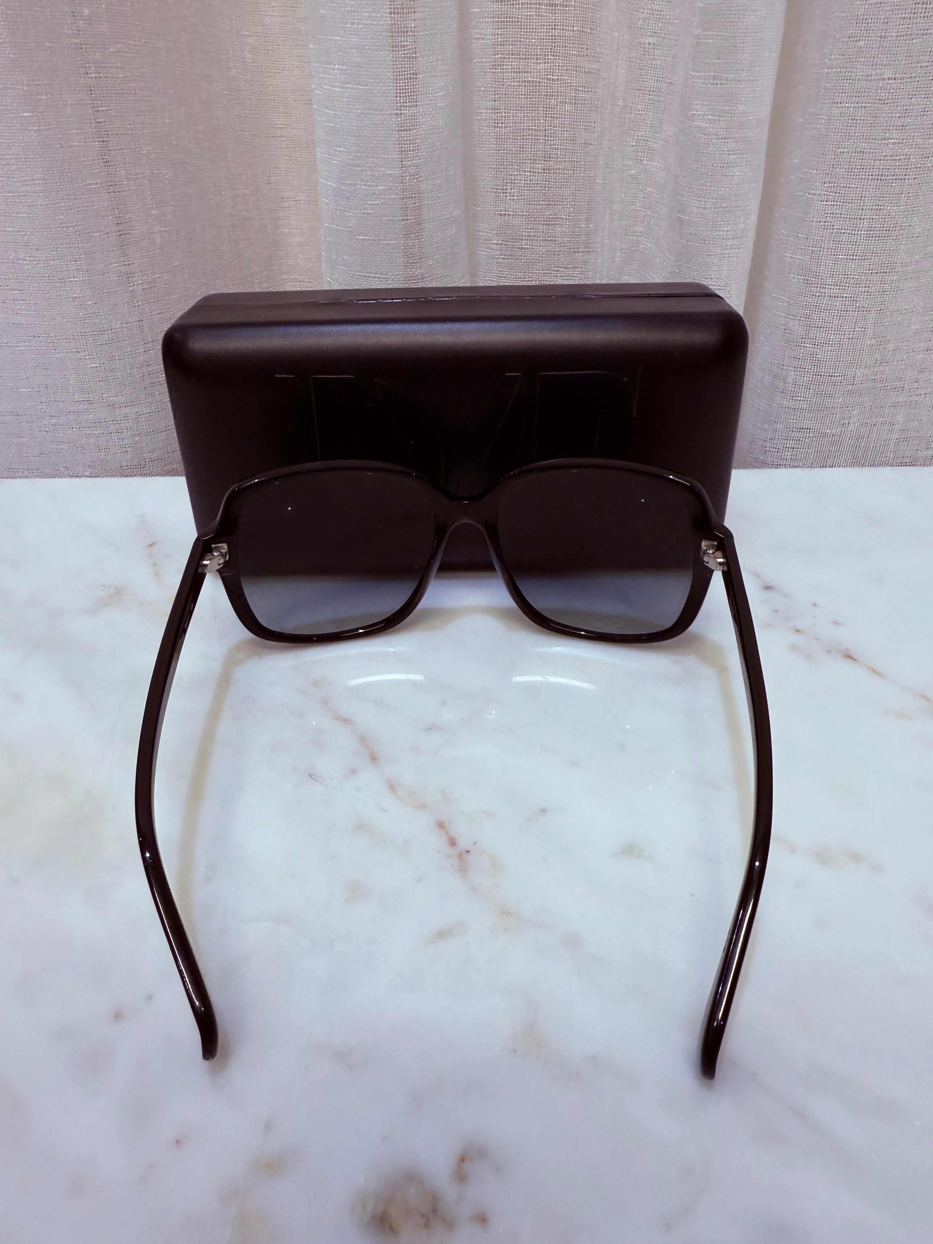 Diane Von Furstenberg Black Sunglasses