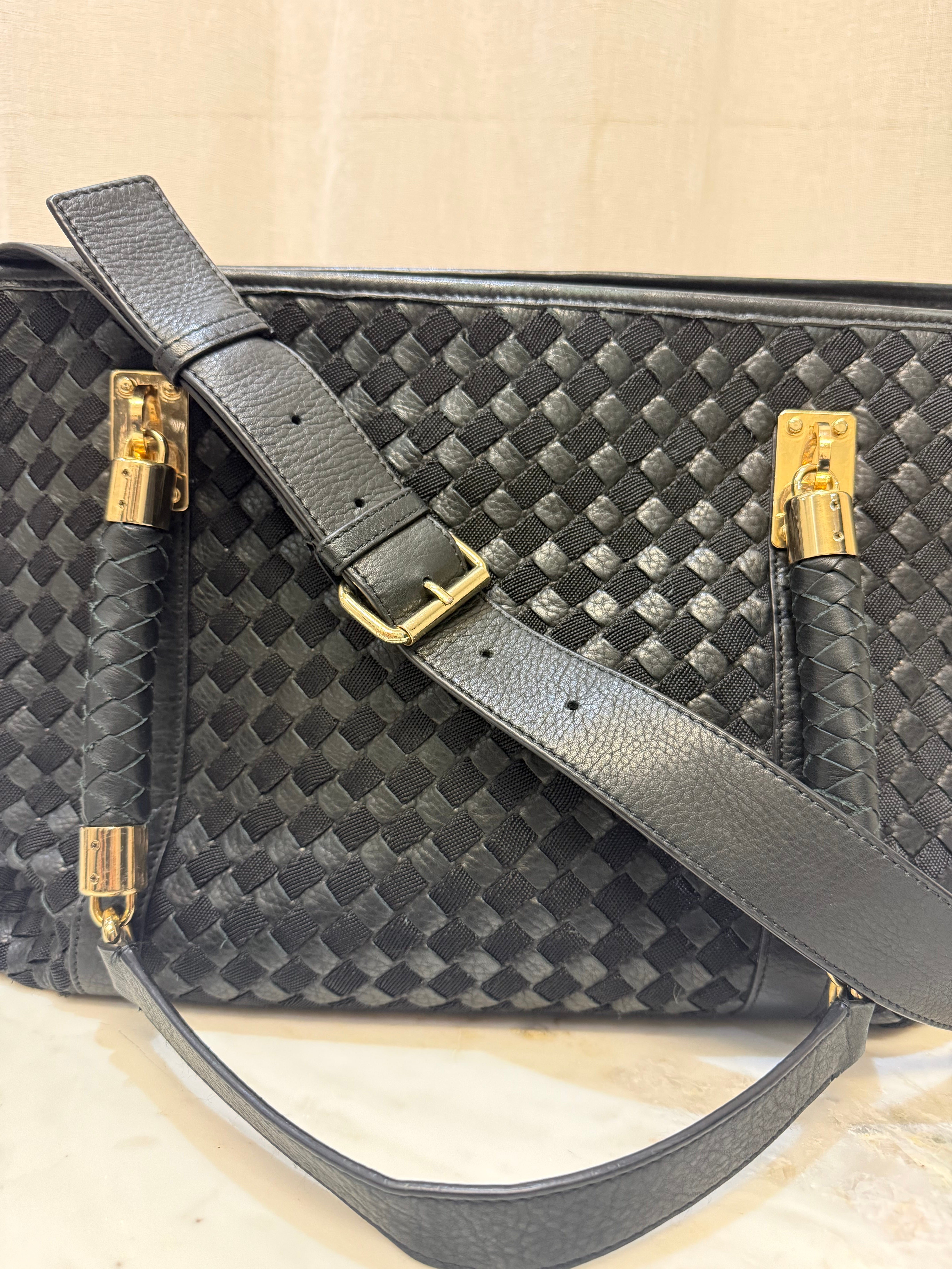 Sass & Bide Black Leather Bag