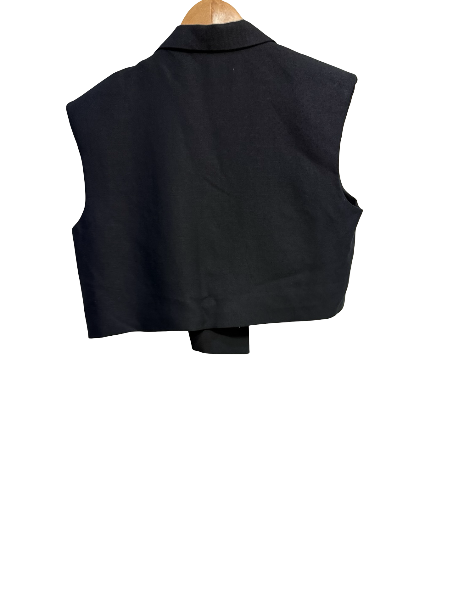 Aje Black Cropped Waistcoat 12