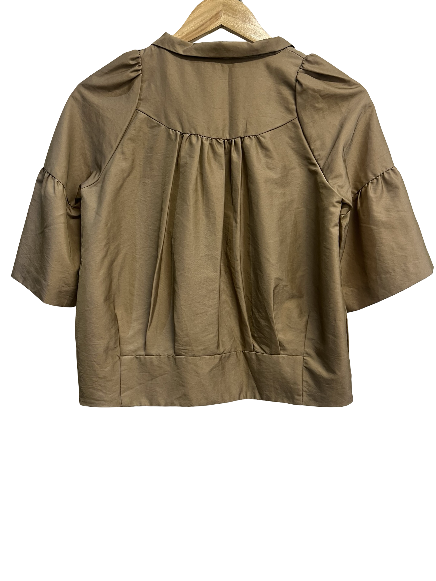 Phillip Lim Gold Cropped Jacket 10