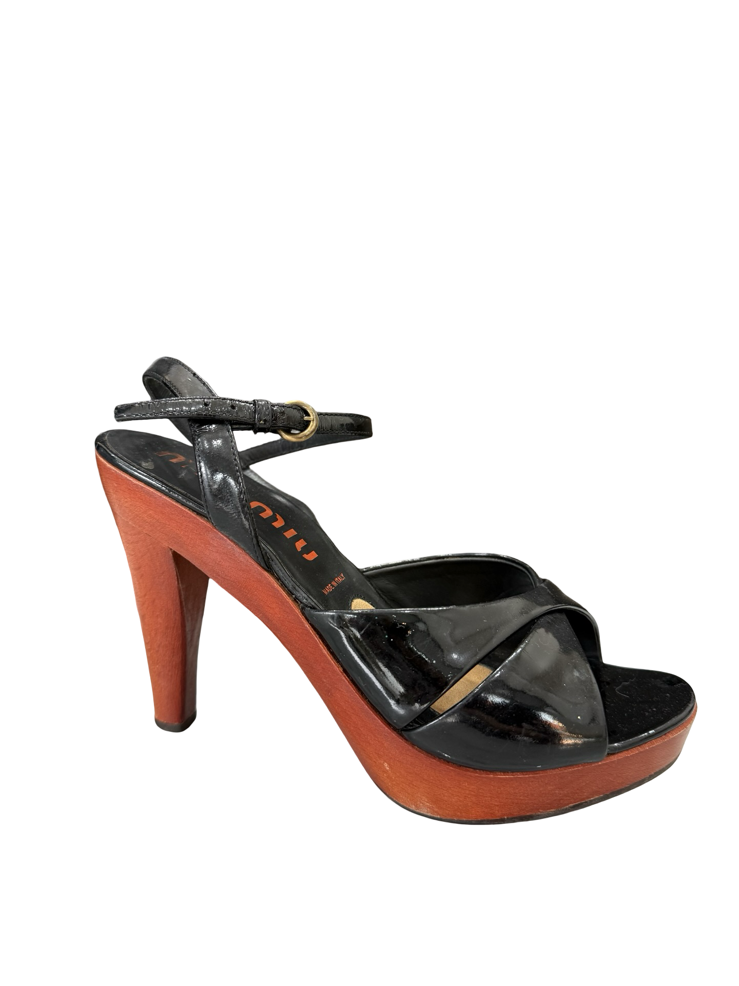 Miu Miu Sling Black Heel 37