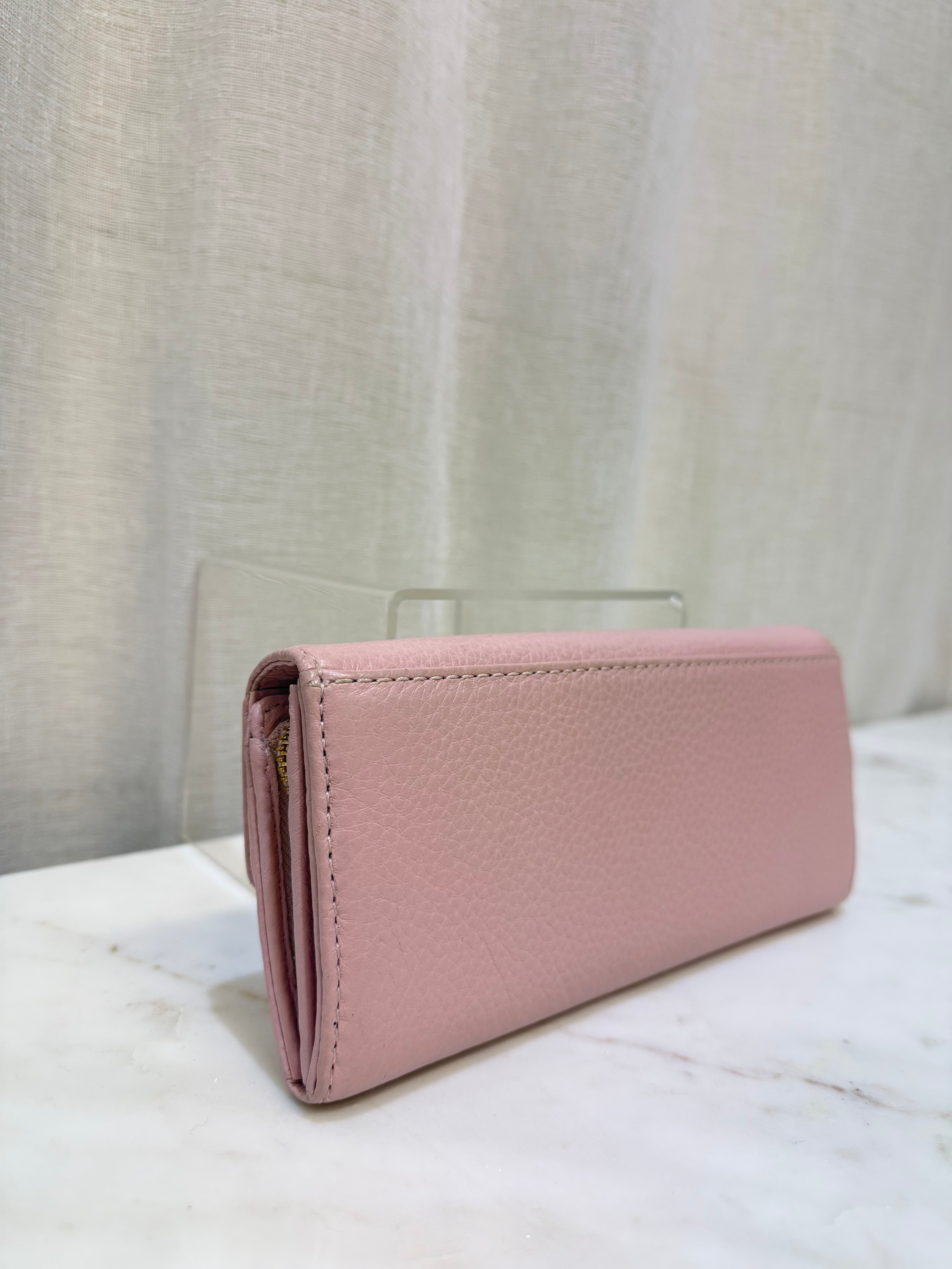 Michael Kors Pink Leather Wallet