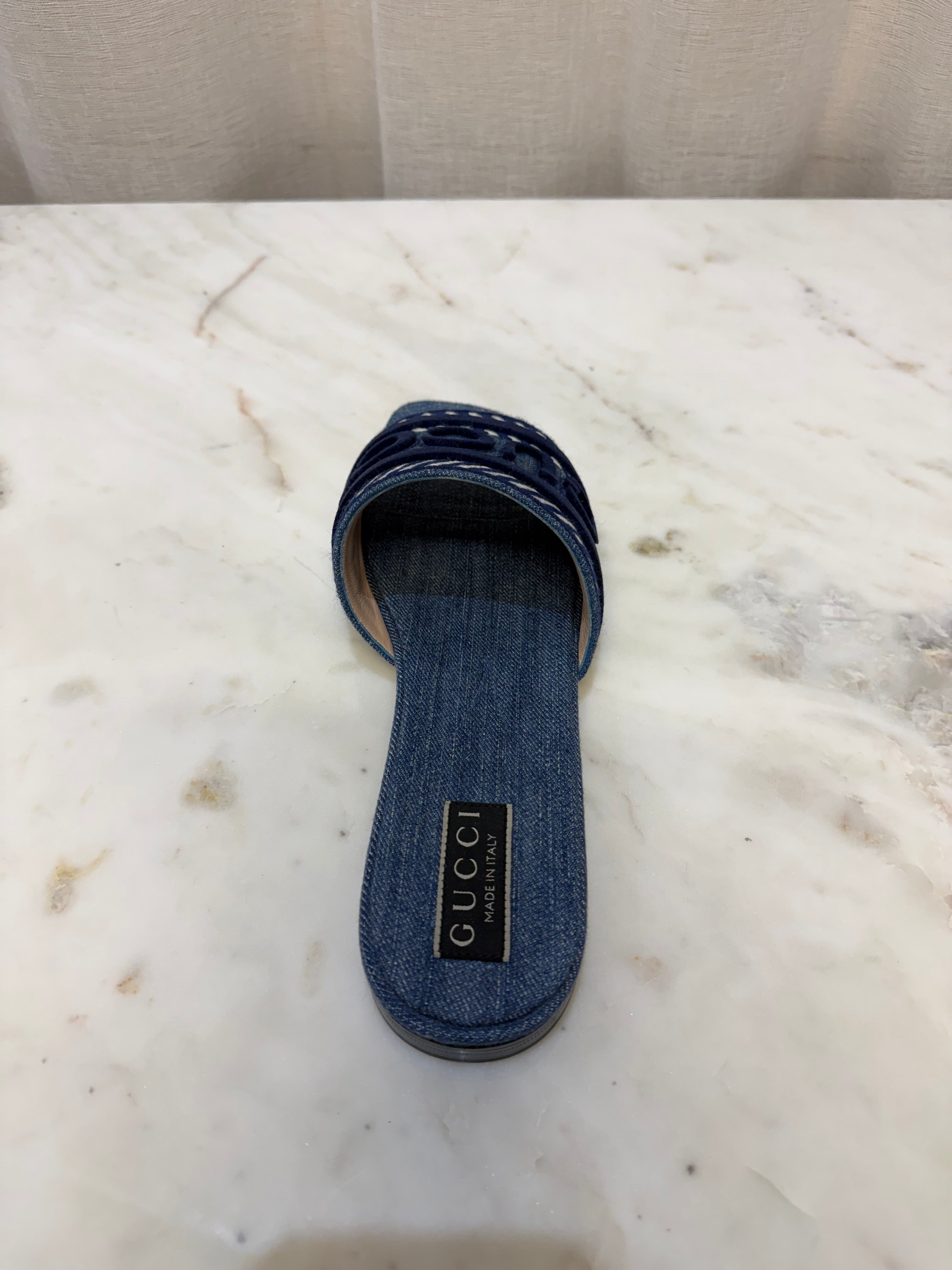 Gucci Denim Flats 39 WB