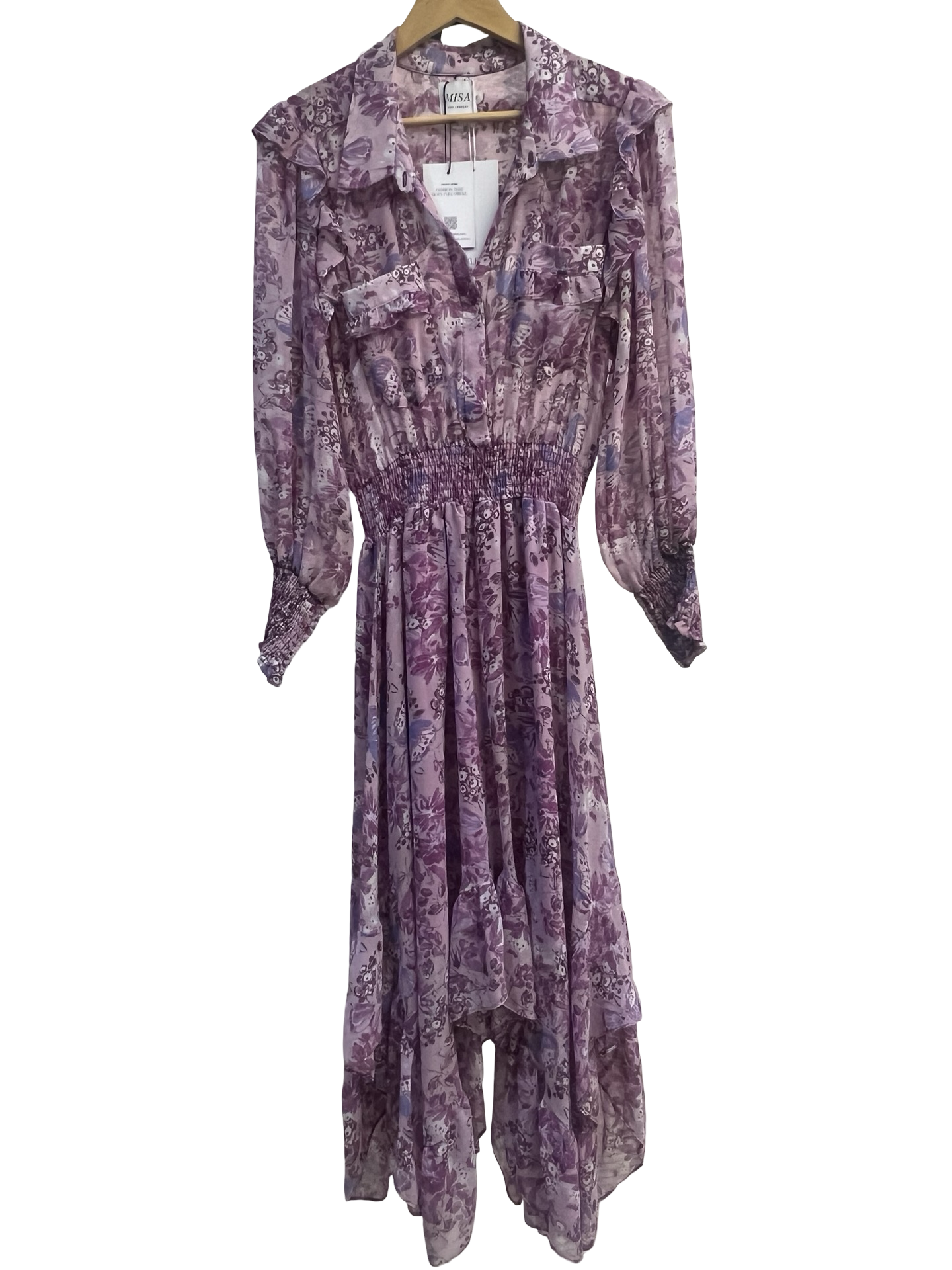 Misa Purple Long Dress L
