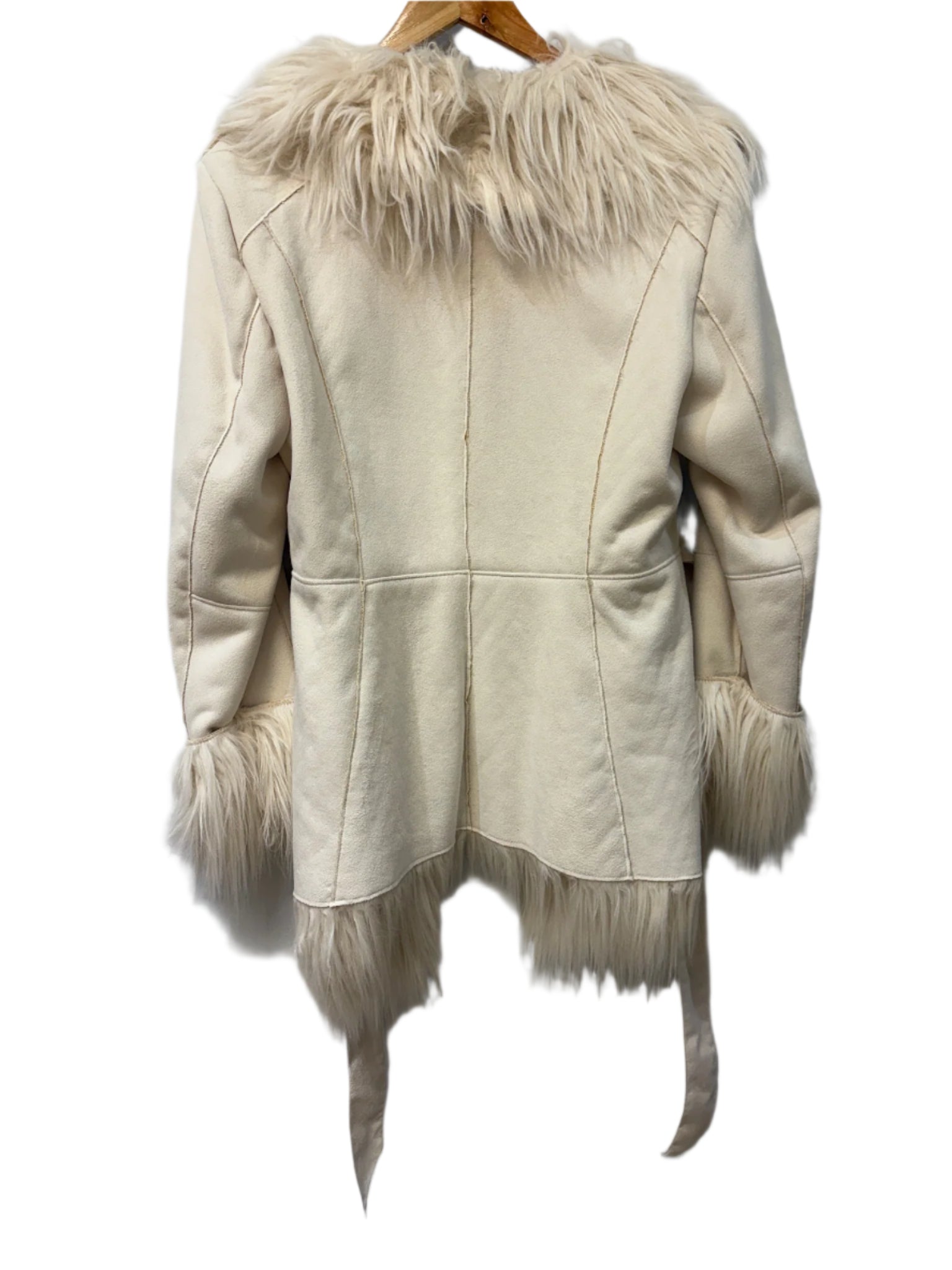 Marc Cain Cream Coat 6 NWT