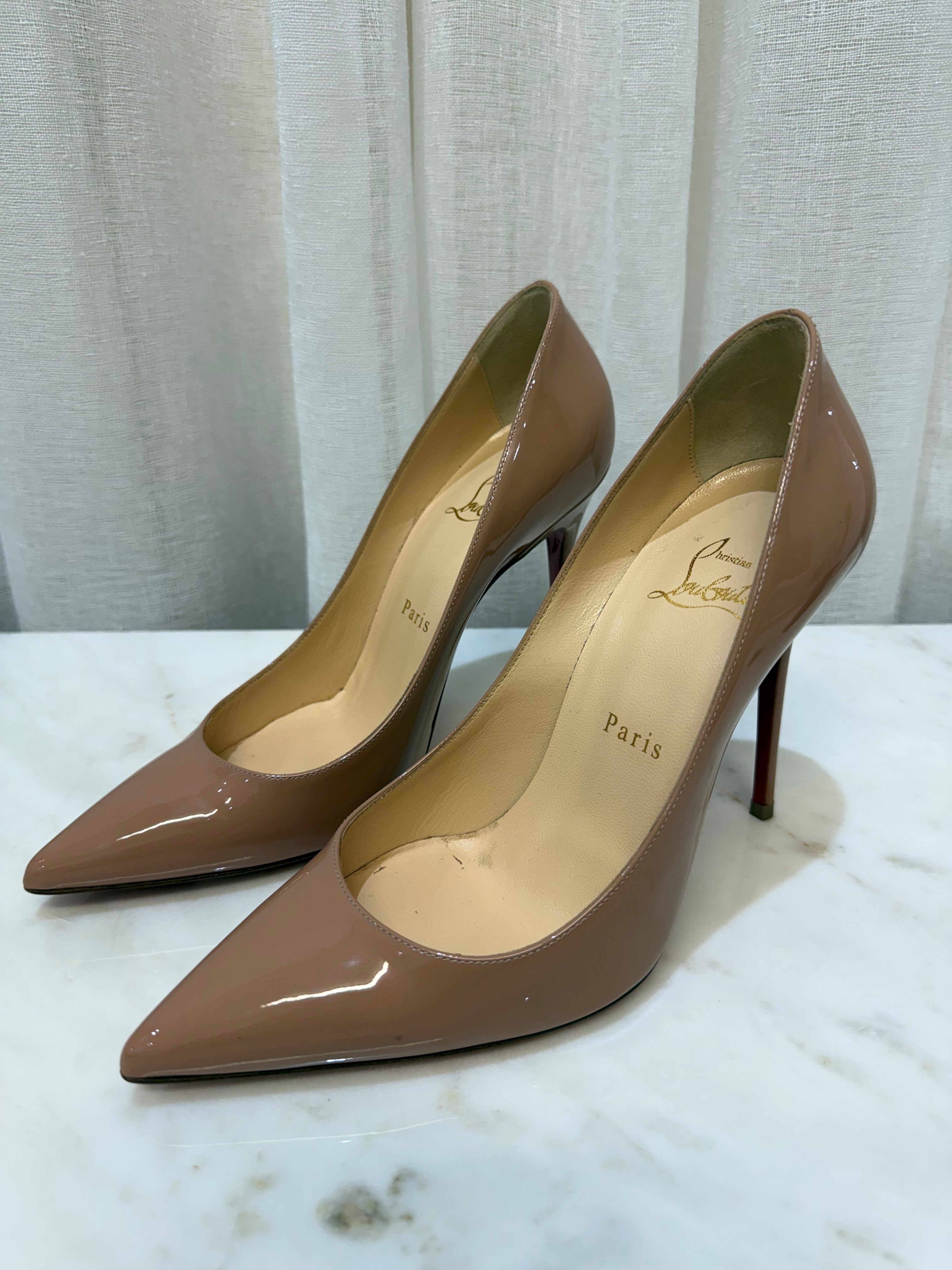 Christian Louboutin Nude Heels 37