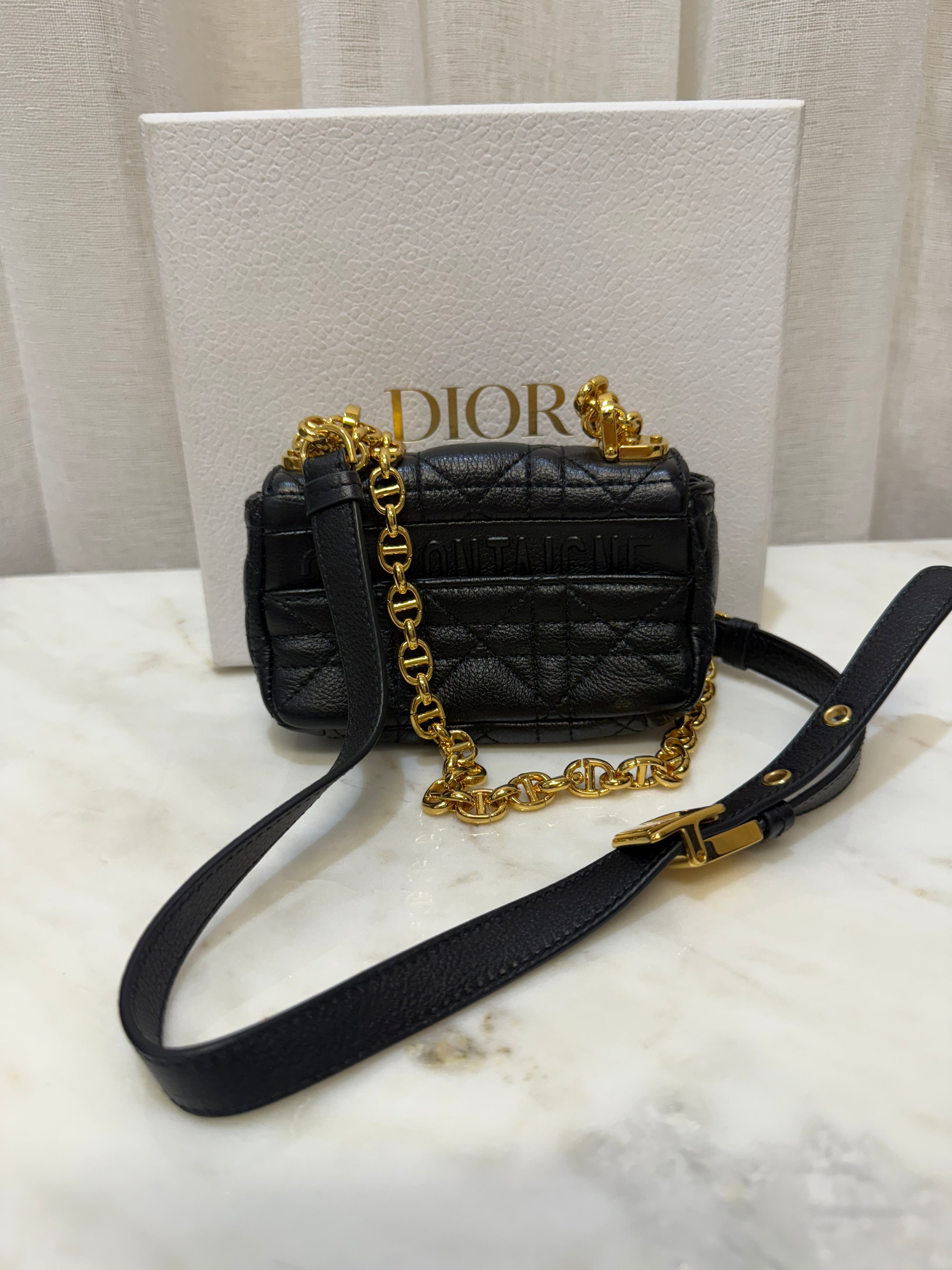 Dior Micro Bag/Coin Purse on chain