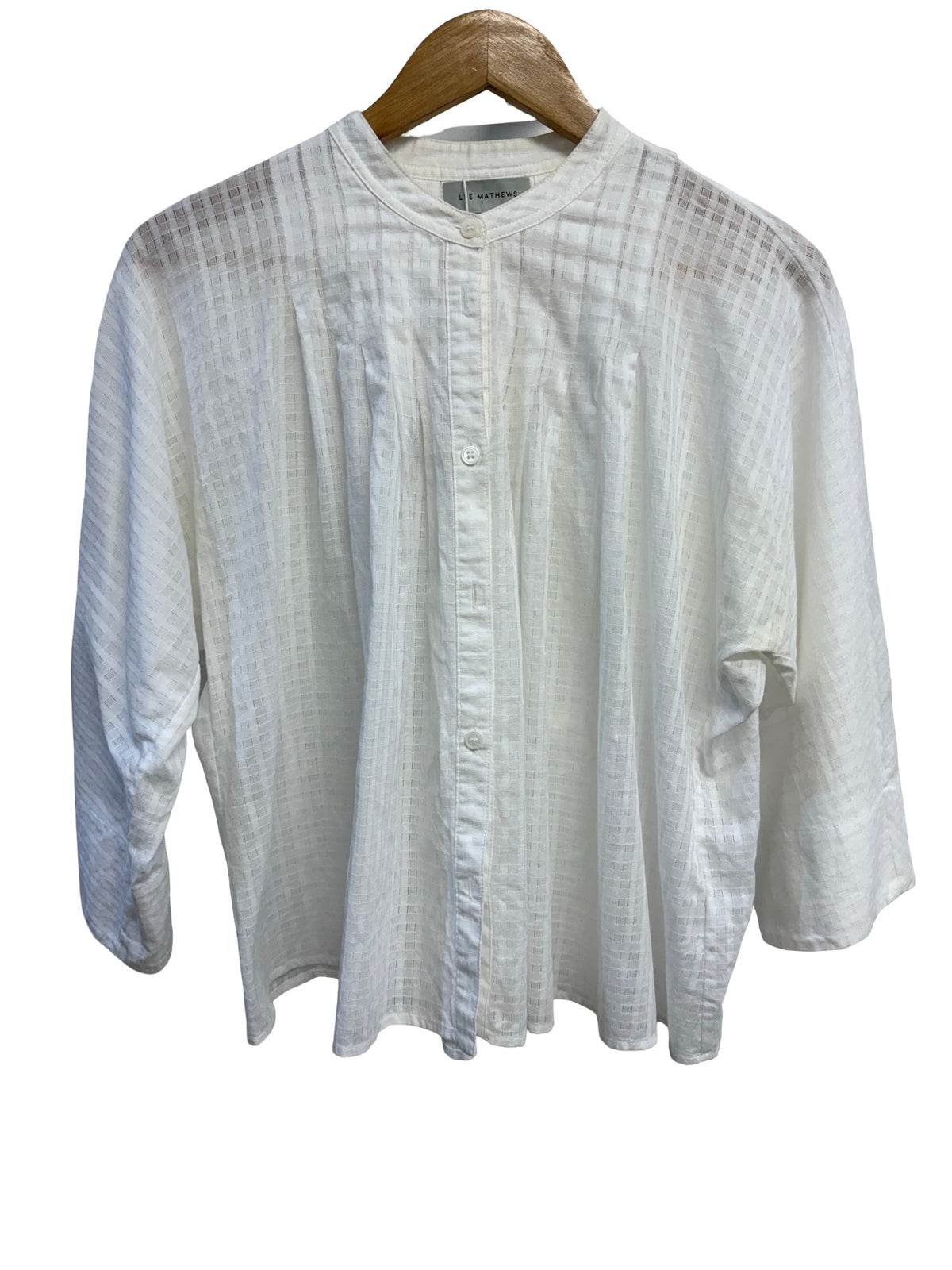 Lee Mathews White Blouse 1
