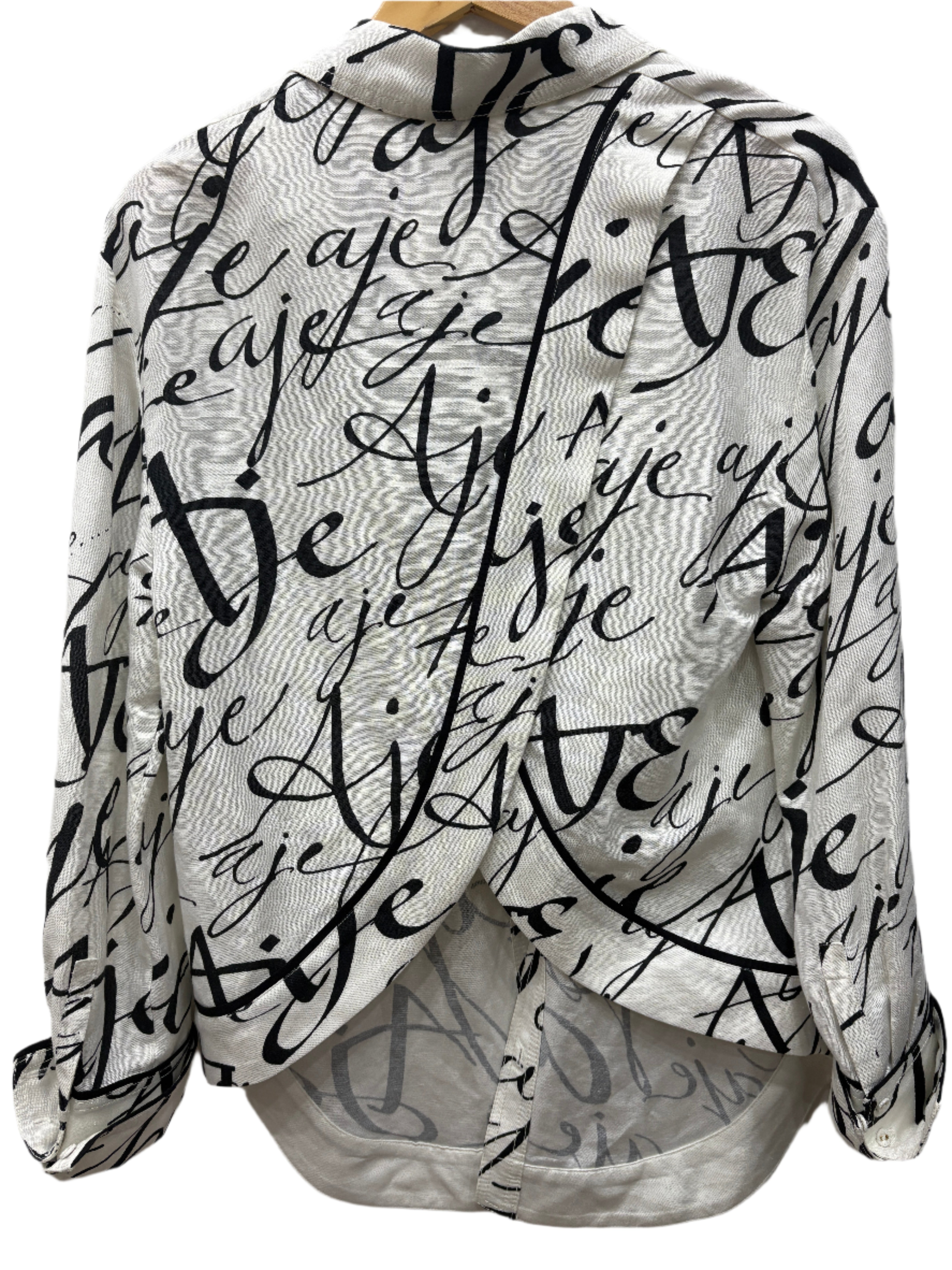 Aje White Print Shirt 10