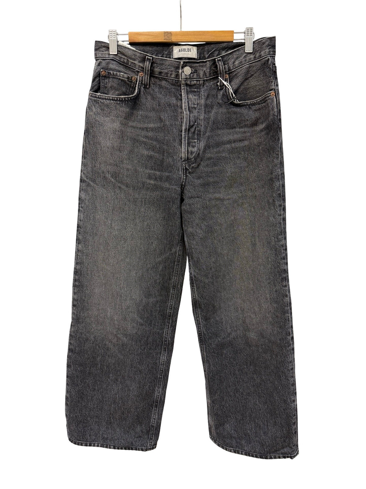 Agolde Charcoal Baggy Jeans 28