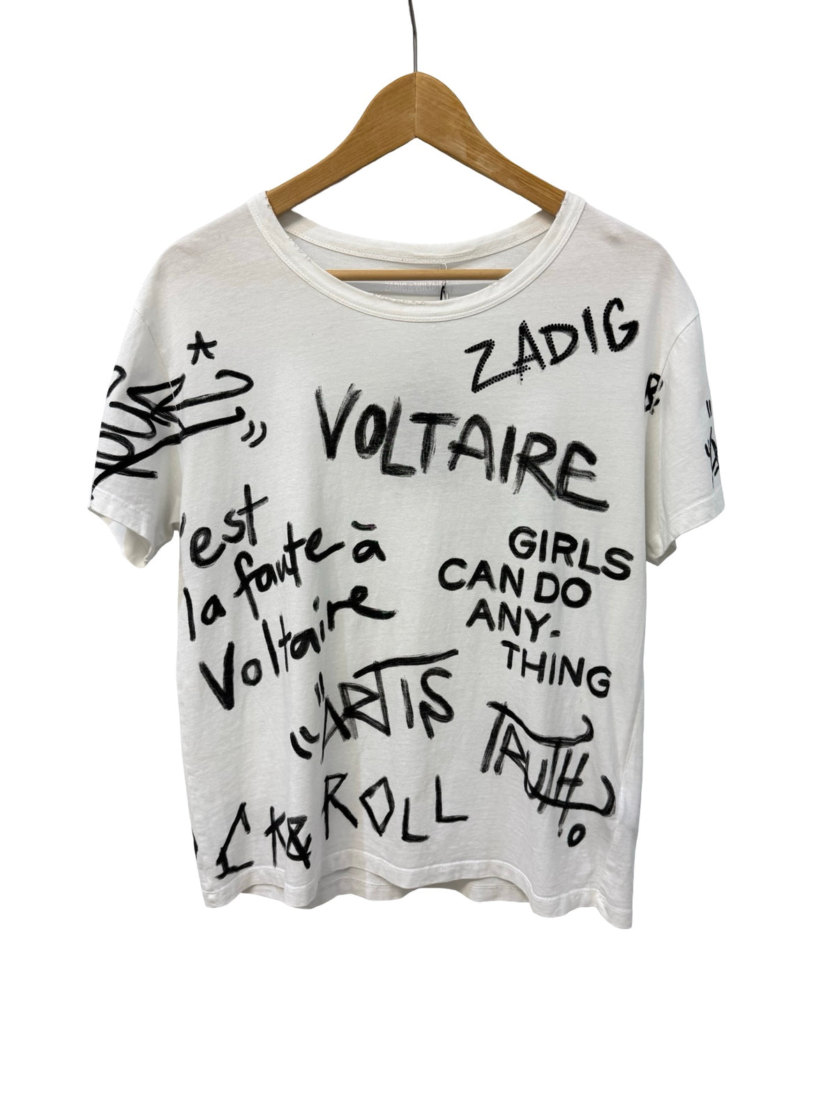 Zadig & Voltaire White T-Shirt M